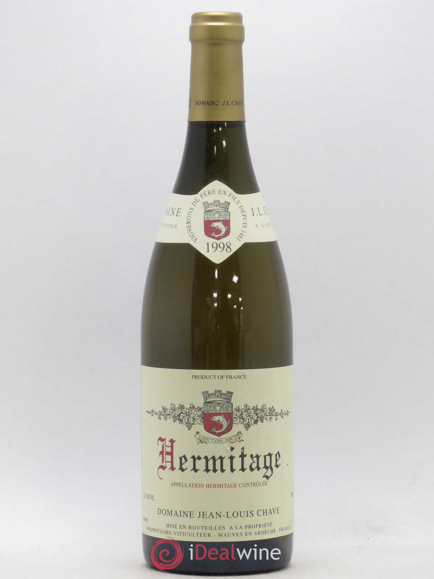 Hermitage Jean-Louis Chave 1998 - Lot de 1 bouteille - 0