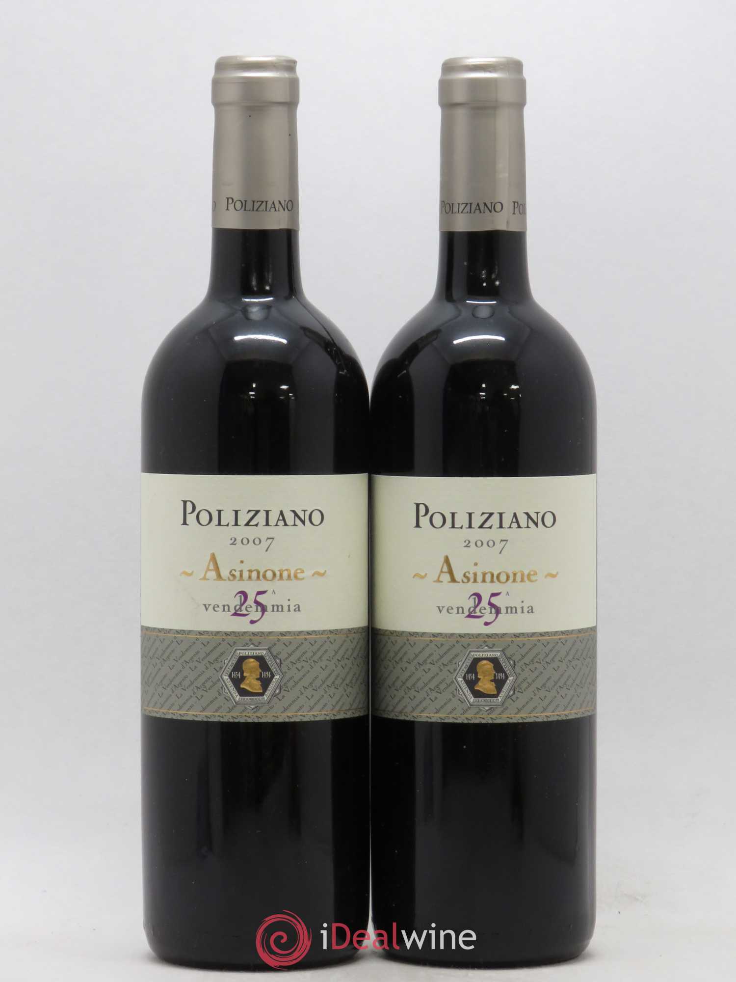Vino Nobile di Montepulciano Asinone Poliziano 2007 - Lotto di 2 bottiglie - 0