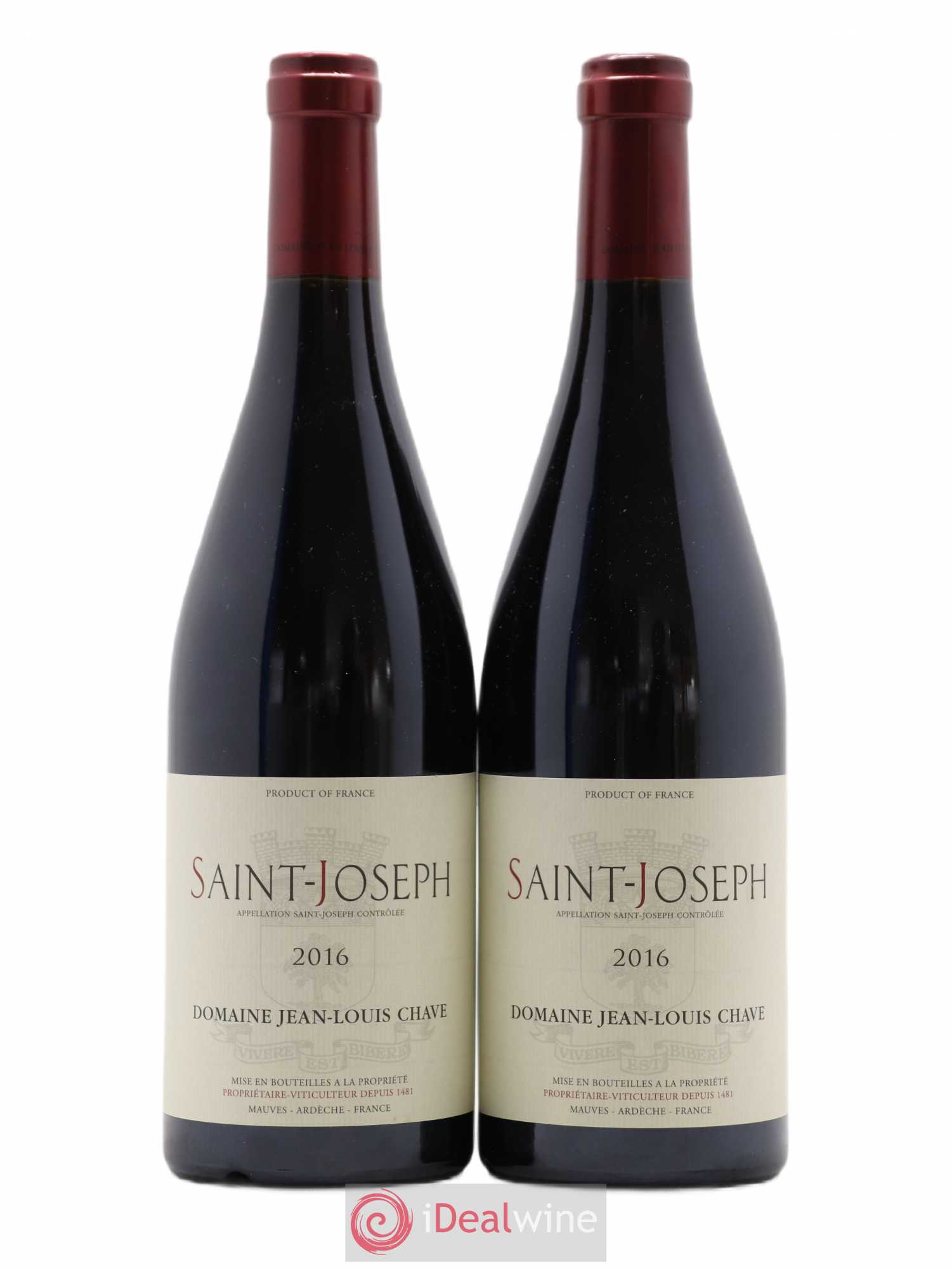 Saint-Joseph Jean-Louis Chave 2016 - Lot de 2 bouteilles - 0