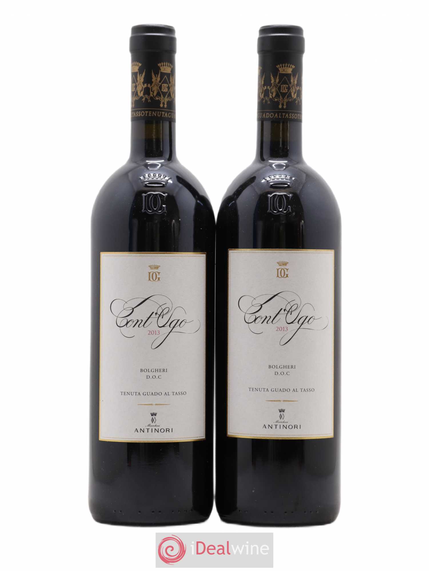 Bolgheri DOC Cont'Ugo Antinori 2013 - Posten von 2 Flaschen - 0