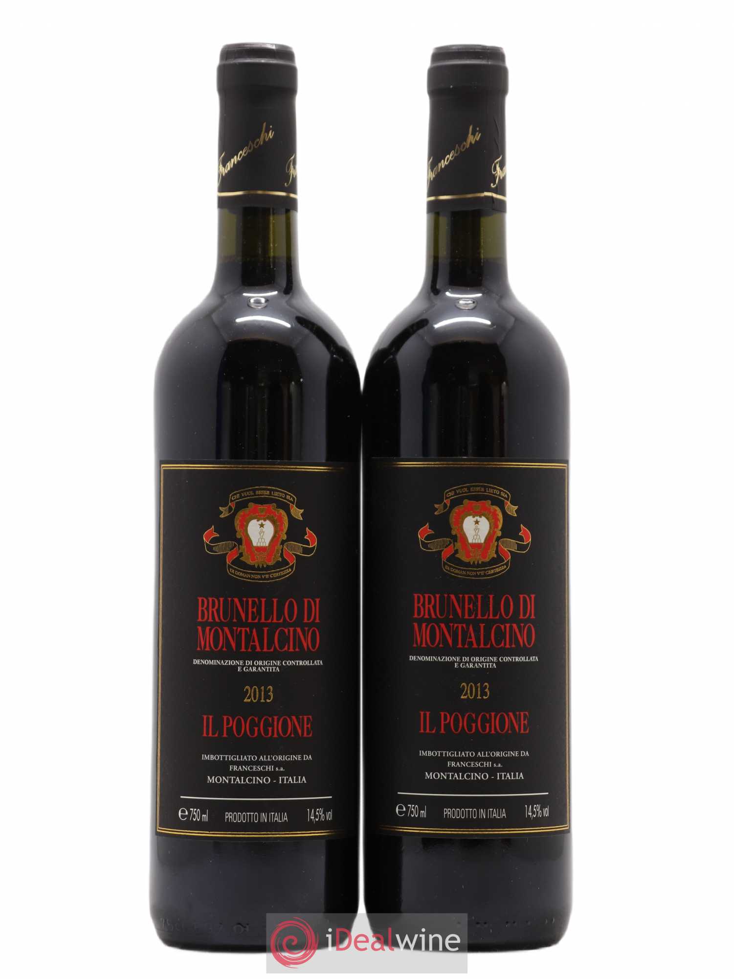 Brunello di Montalcino DOCG Il Poggione Lavinio Franceschi 2013 - Lot de 2 bouteilles - 0