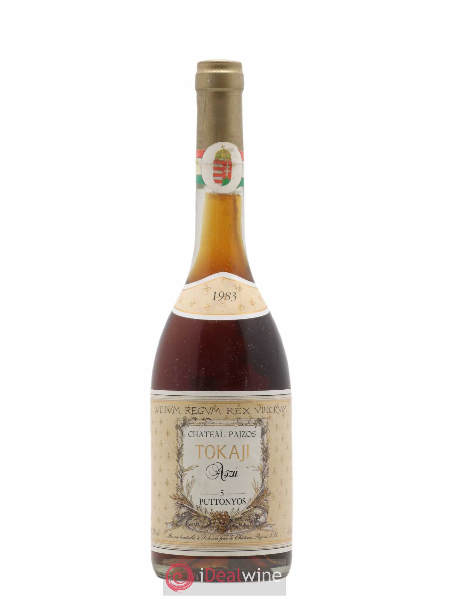 Tokaji Aszu 5 puttonyos Pajzos 50cl 1983 - Posten von 1 Flasche - 0