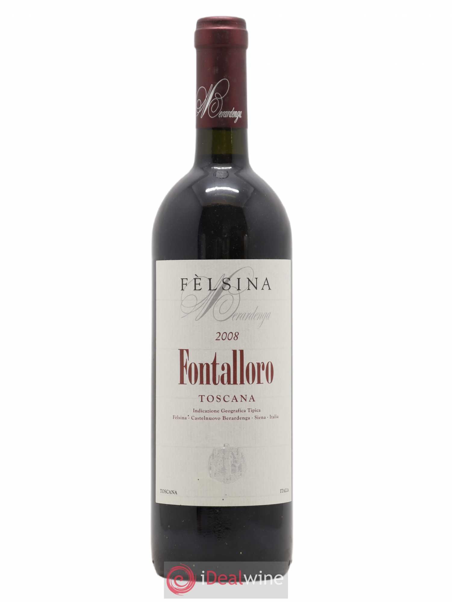 Toscana IGT Fontalloro Berardenga Felsina (sans prix de réserve) 2008 - Posten von 1 Flasche - 0
