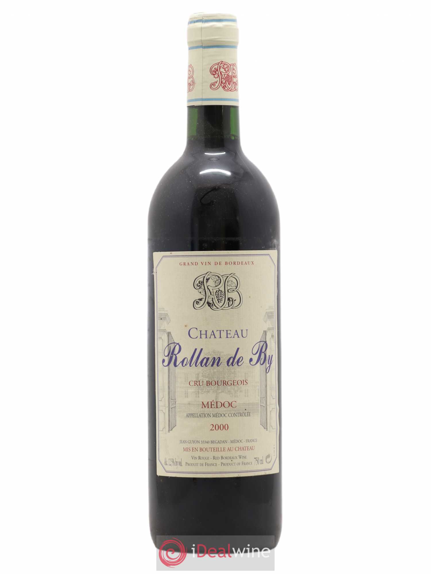 Château Rollan de By Cru Bourgeois 2000 - Lot de 1 bouteille - 0