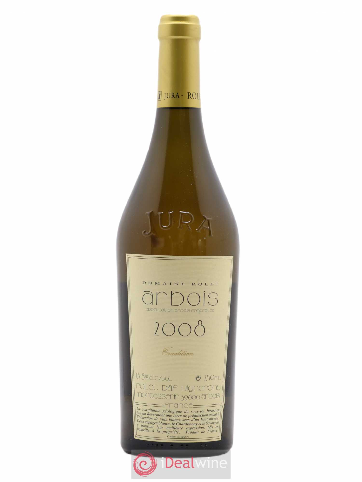 Arbois Tradition Domaine Rolet 2008 - Lot de 1 bouteille - 0