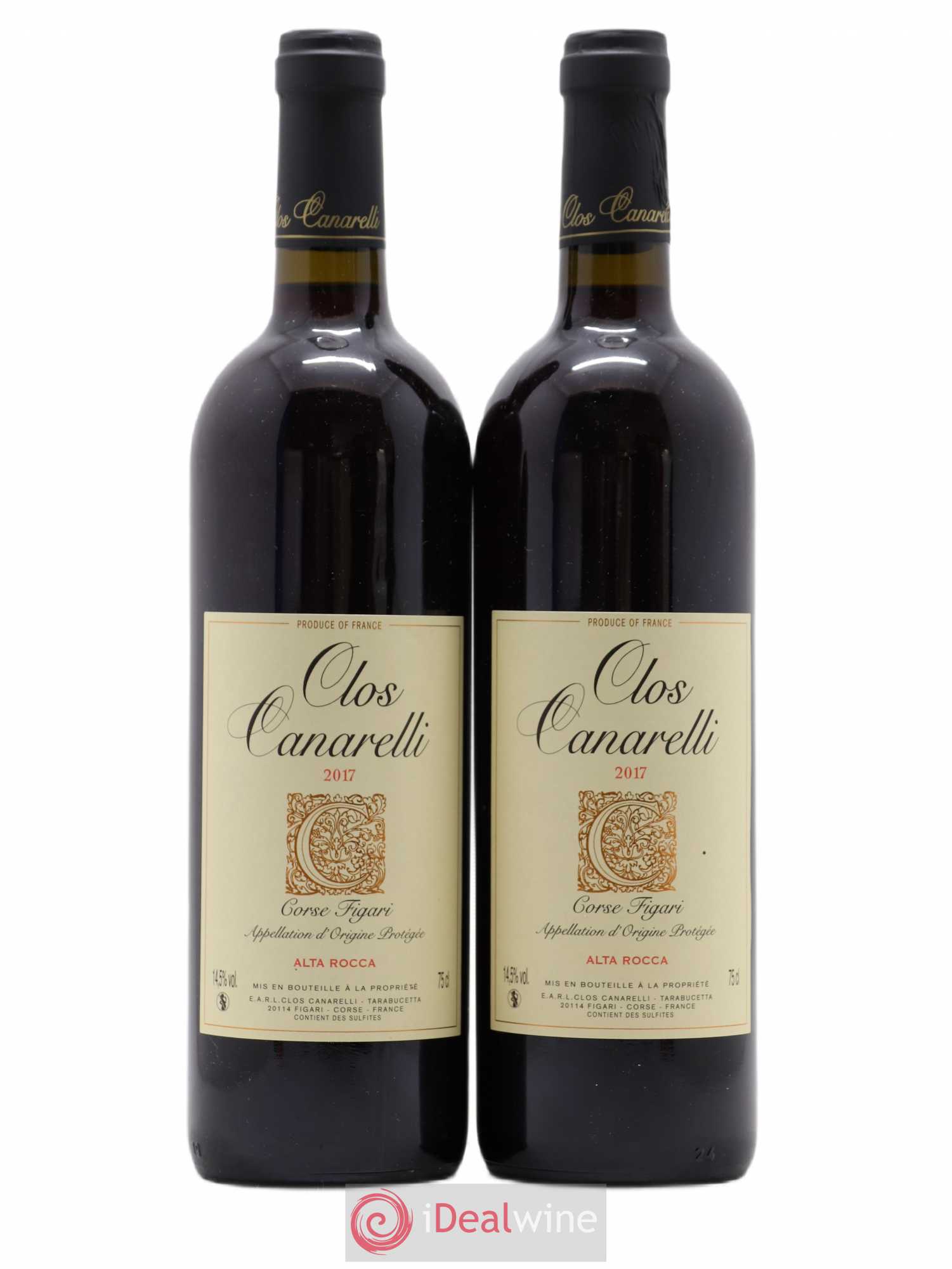 Vin de Corse Figari Alta Rocca Clos Canarelli 2017 - Lot de 2 bouteilles - 0