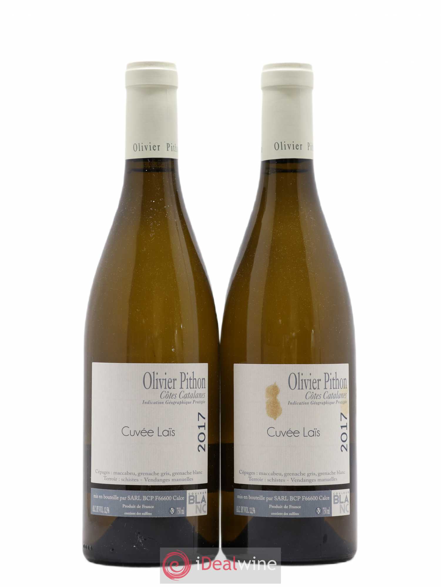 Côtes du Roussillon Olivier Pithon Laïs 2017 - Lot de 2 bouteilles - 0