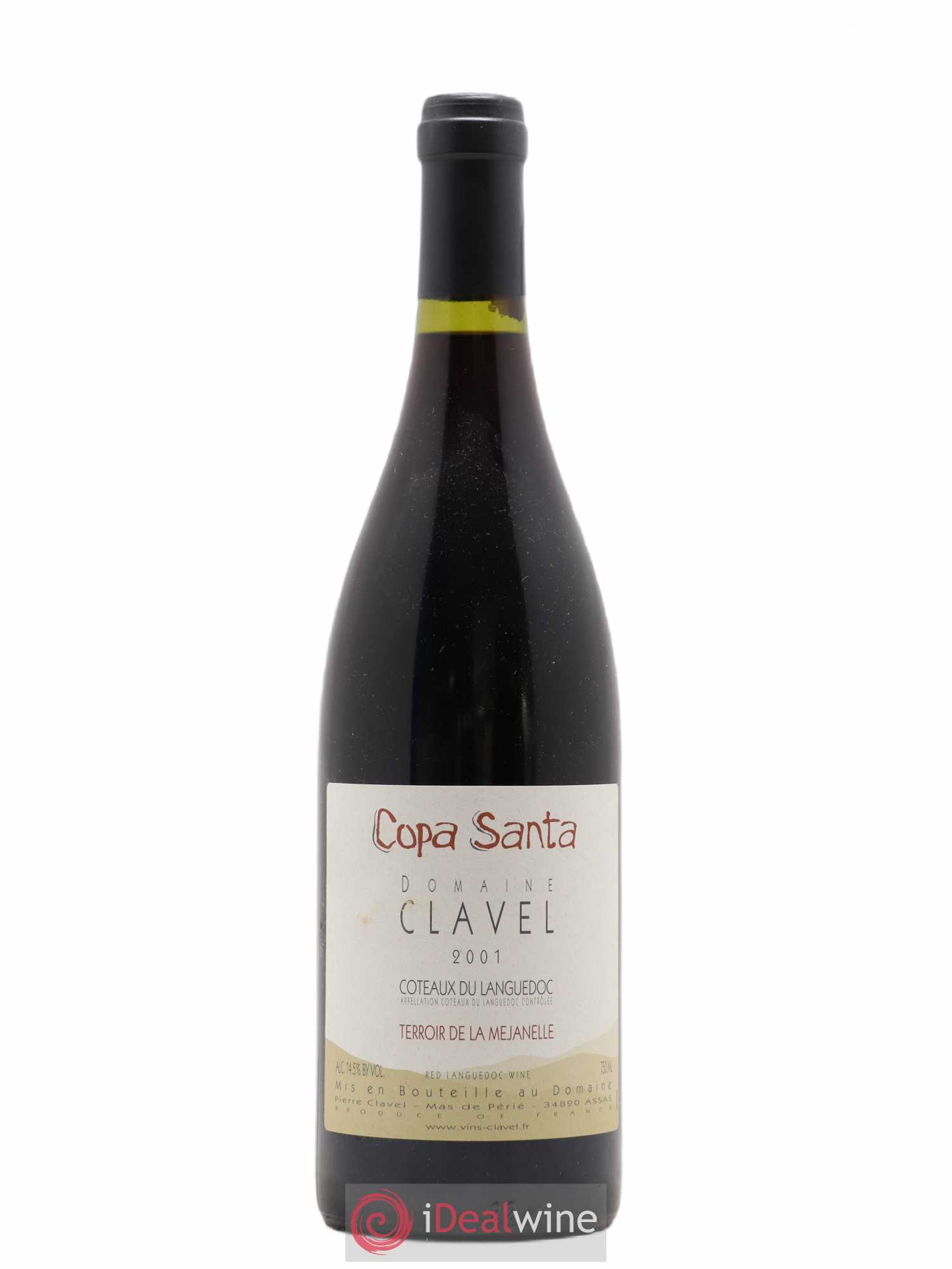Coteaux du Languedoc Copa Santa Pierre Clavel (sans prix de réserve) 2001 - Lot de 1 bouteille - 0