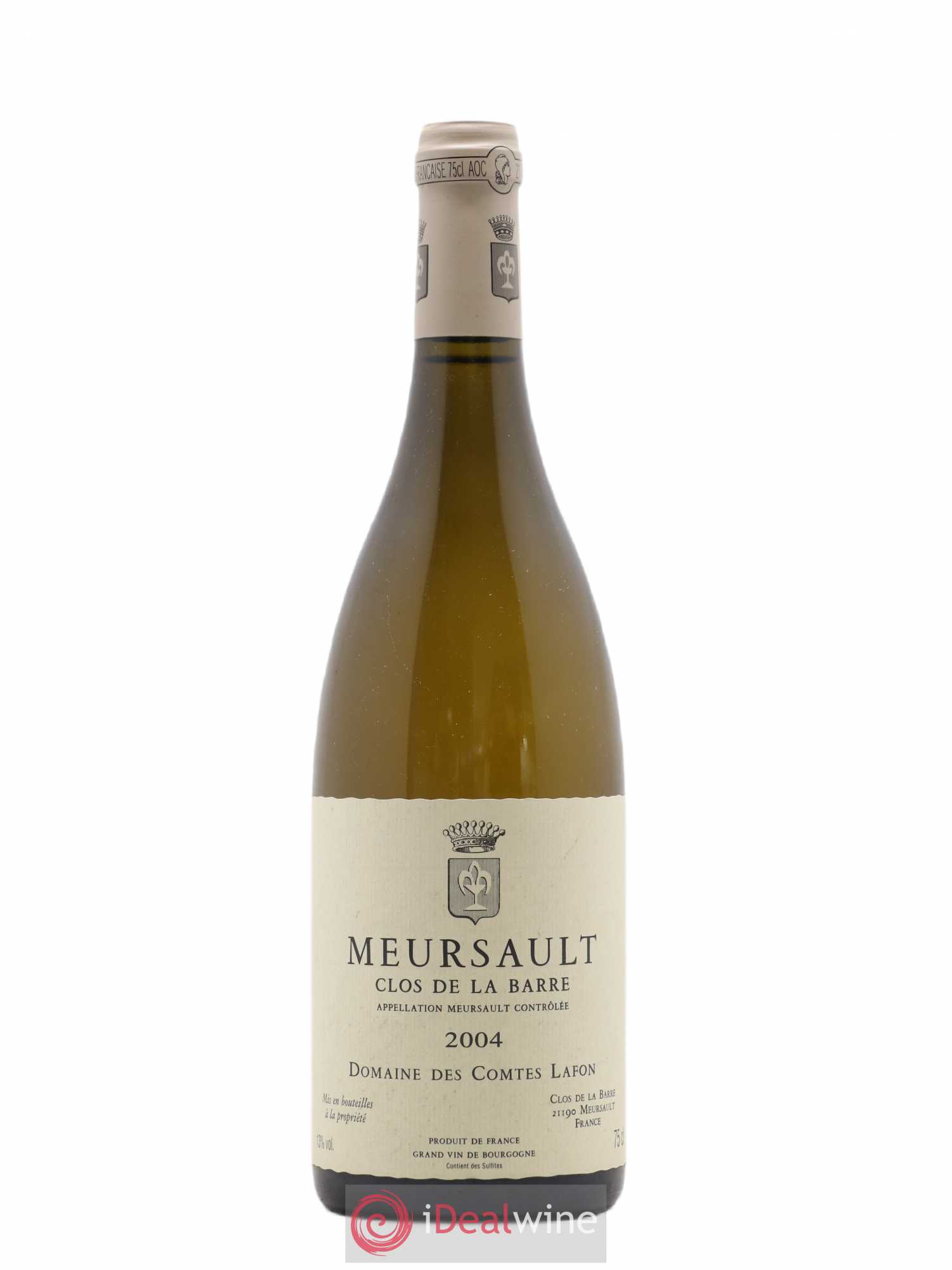 Meursault Clos de la Barre Comtes Lafon (Domaine des) 2004 - Lot de 1 bouteille - 0