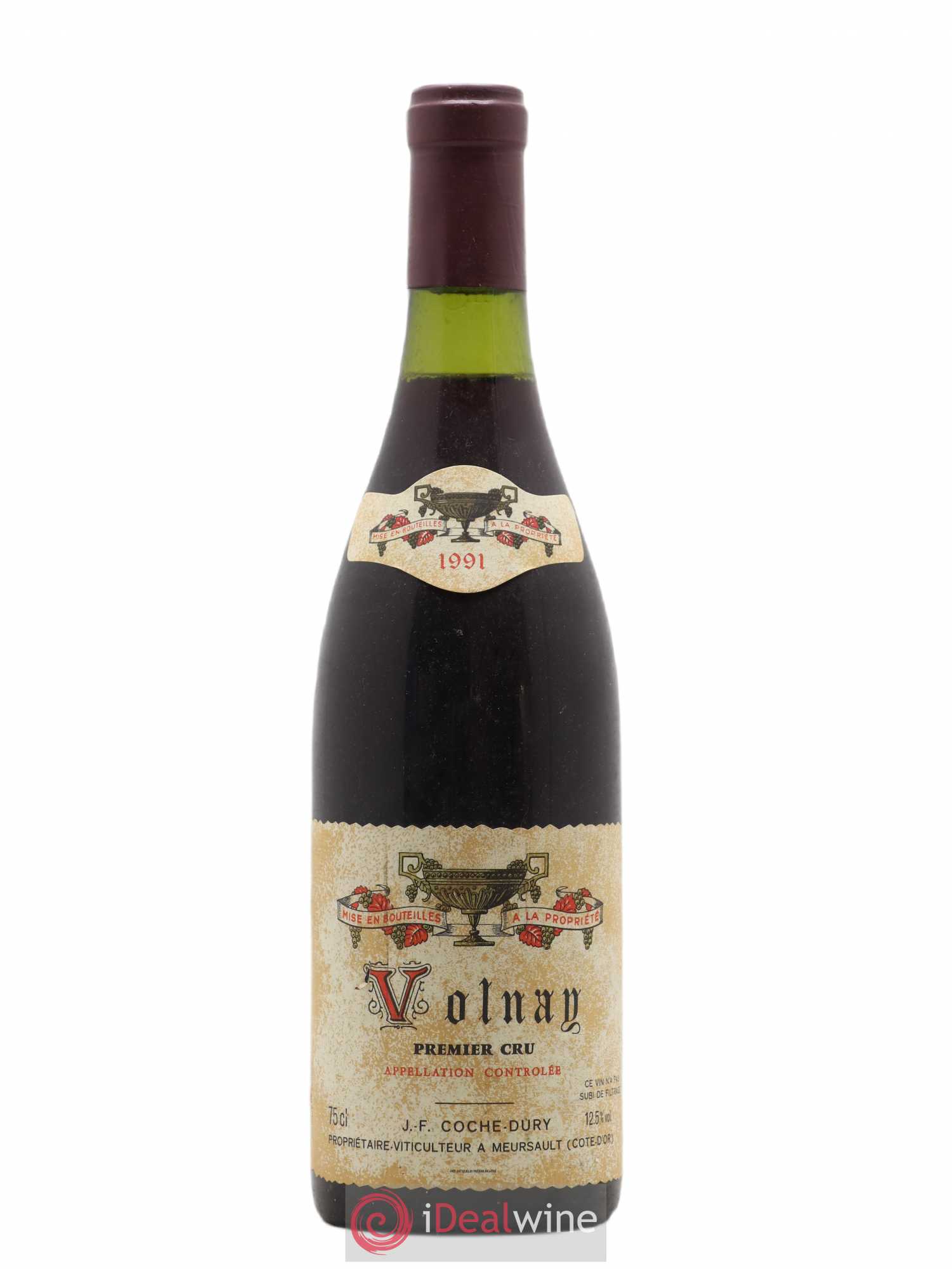 Volnay 1er Cru Coche Dury (Domaine) 1991 - Lot de 1 bouteille - 0