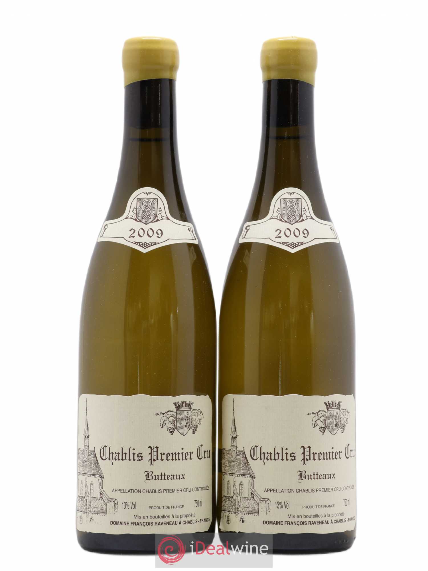 Chablis 1er Cru Butteaux Raveneau (Domaine) 2009 - Lot de 2 bouteilles - 0