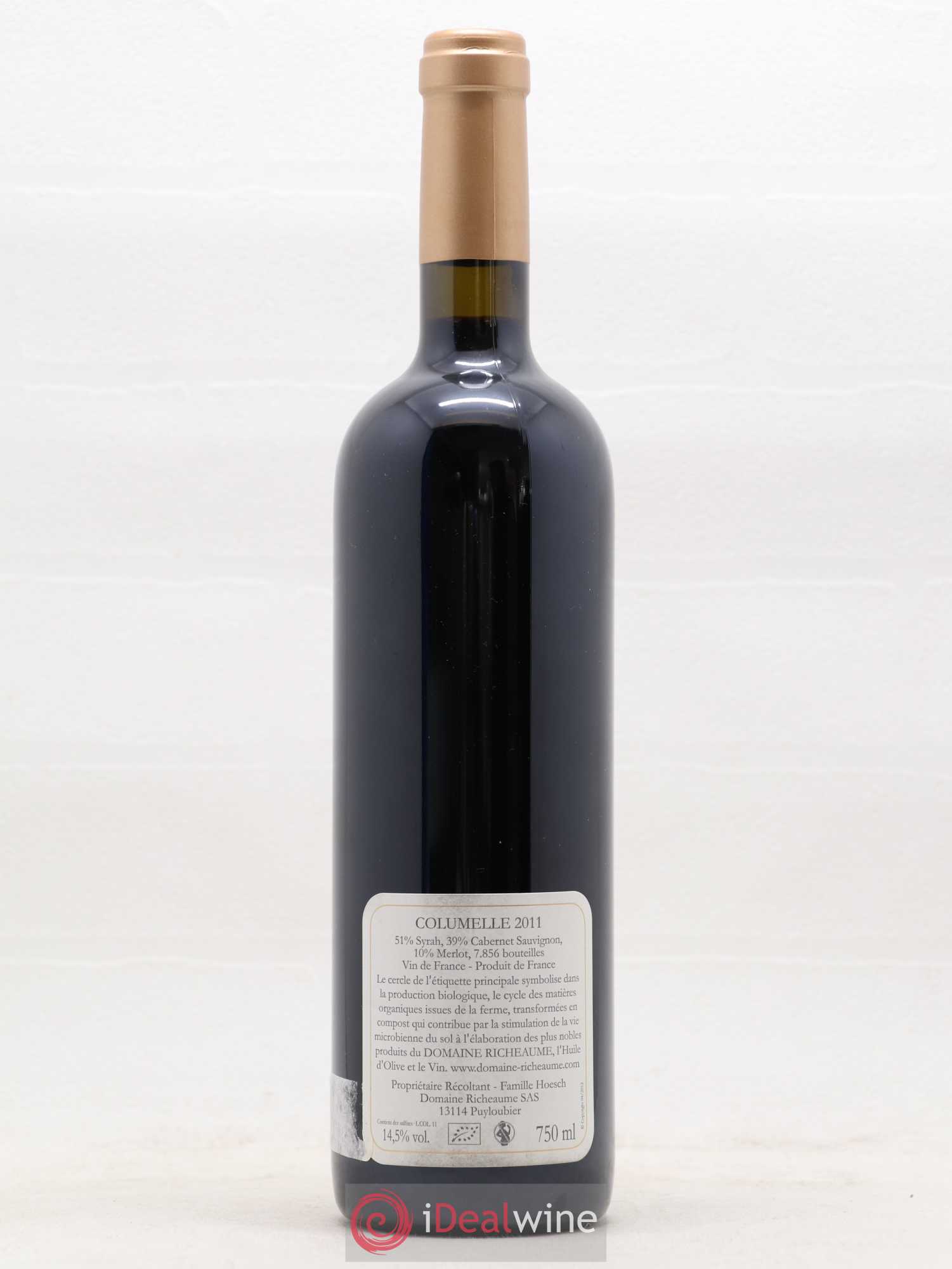 Bouches du Rhône Columelle Richeaume (sans prix de réserve) 2011 - Posten von 1 Flasche - 1