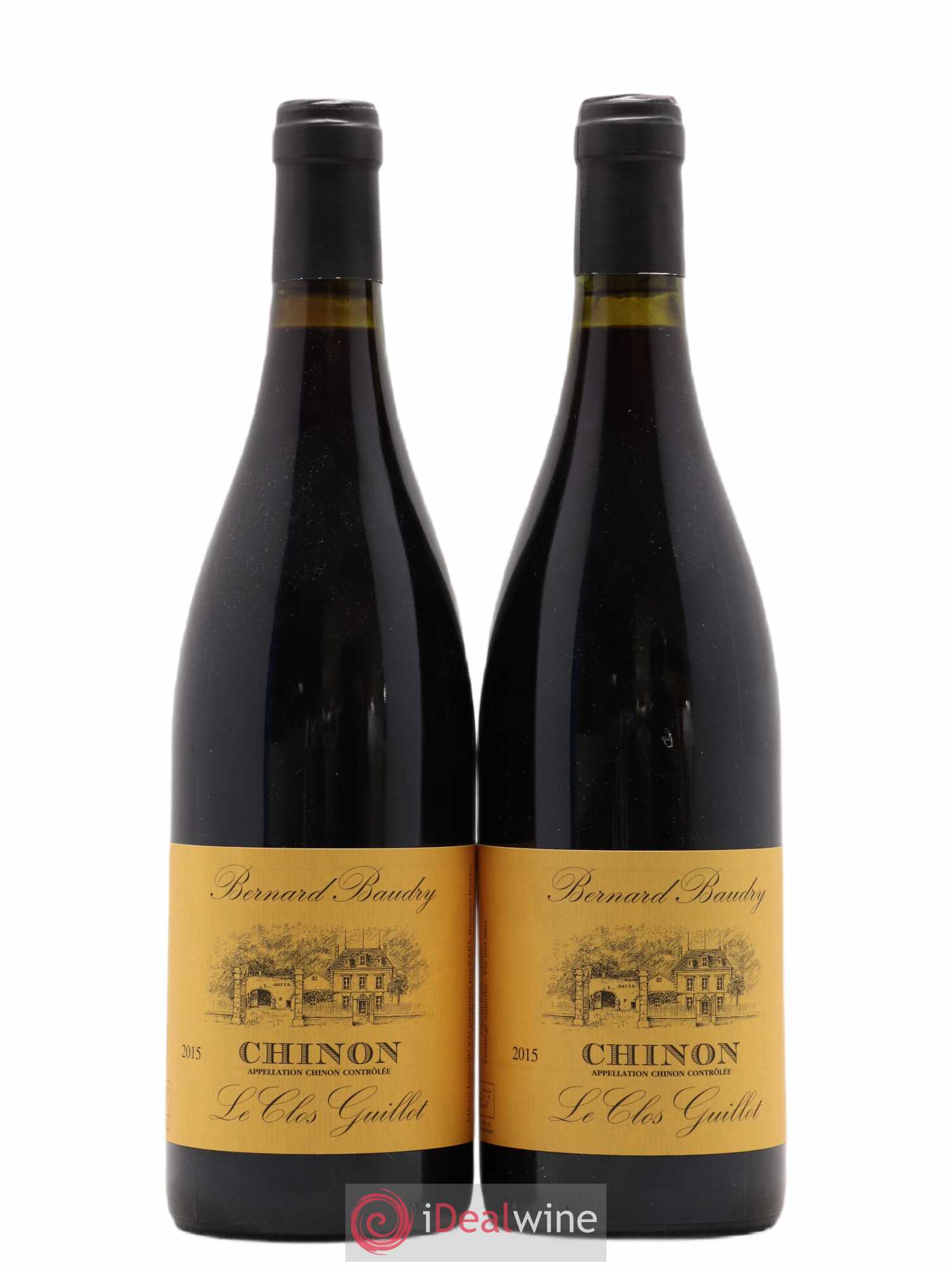 Chinon Le Clos Guillot Bernard Baudry 2015 - Lot de 2 bouteilles - 0