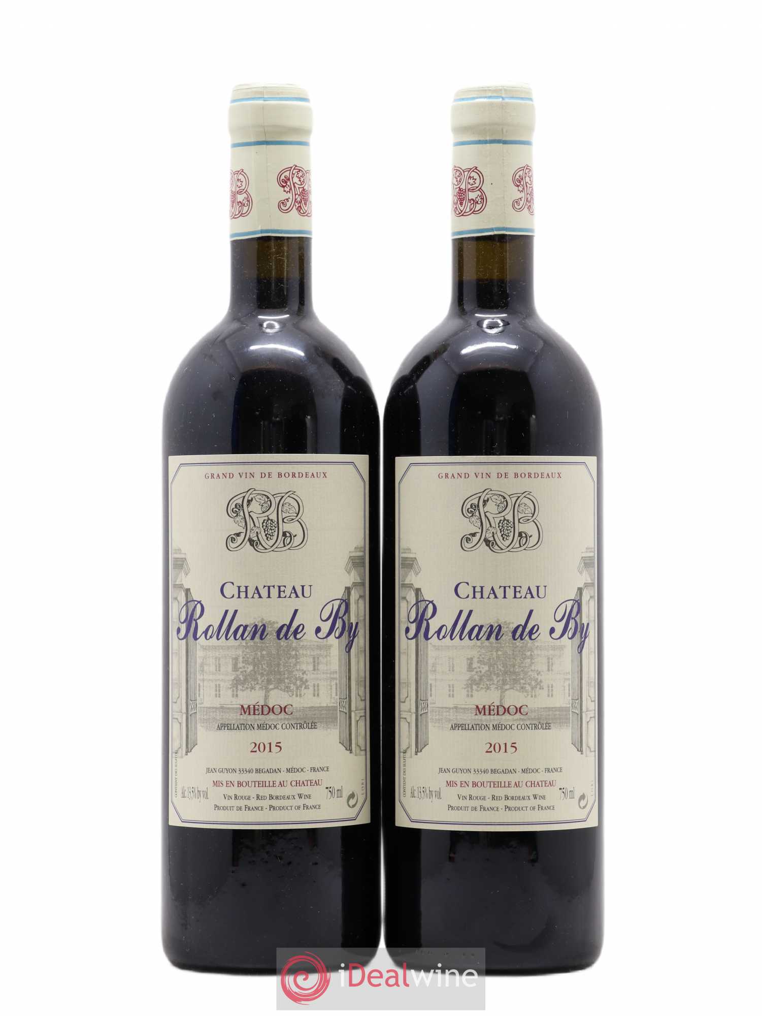 Château Rollan de By Cru Bourgeois 2015 - Lot de 2 bouteilles - 0