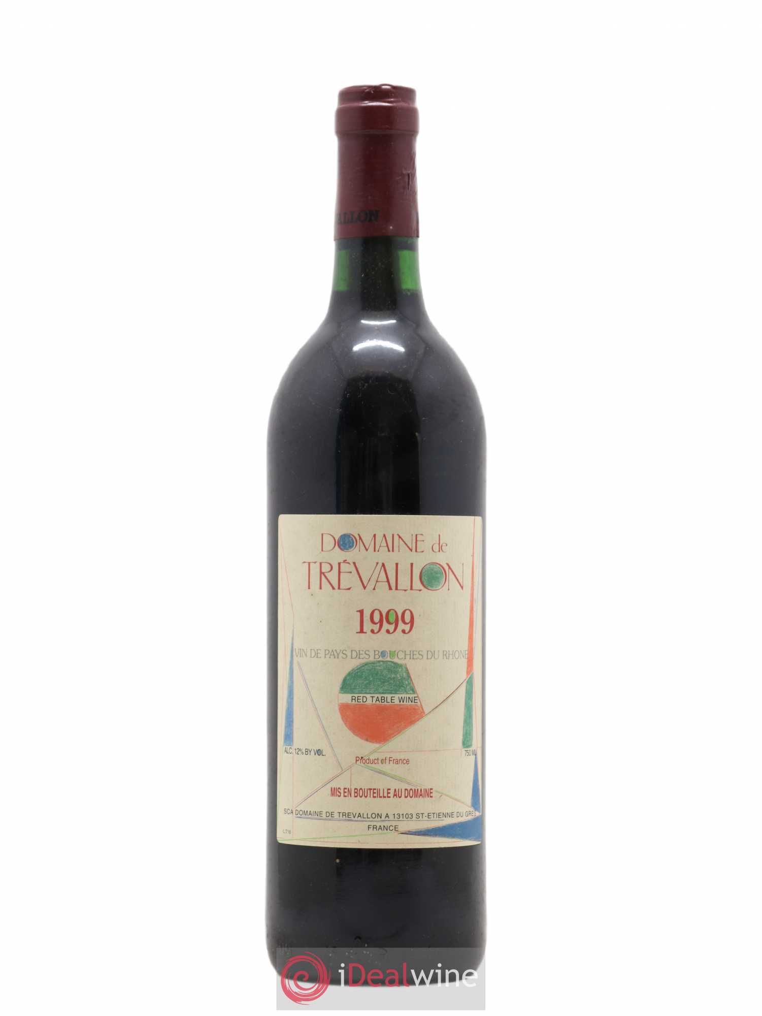 VDP Bouches du Rhône Trévallon (Domaine de) Eloi Dürrbach 1999 - Lot de 1 bouteille - 0