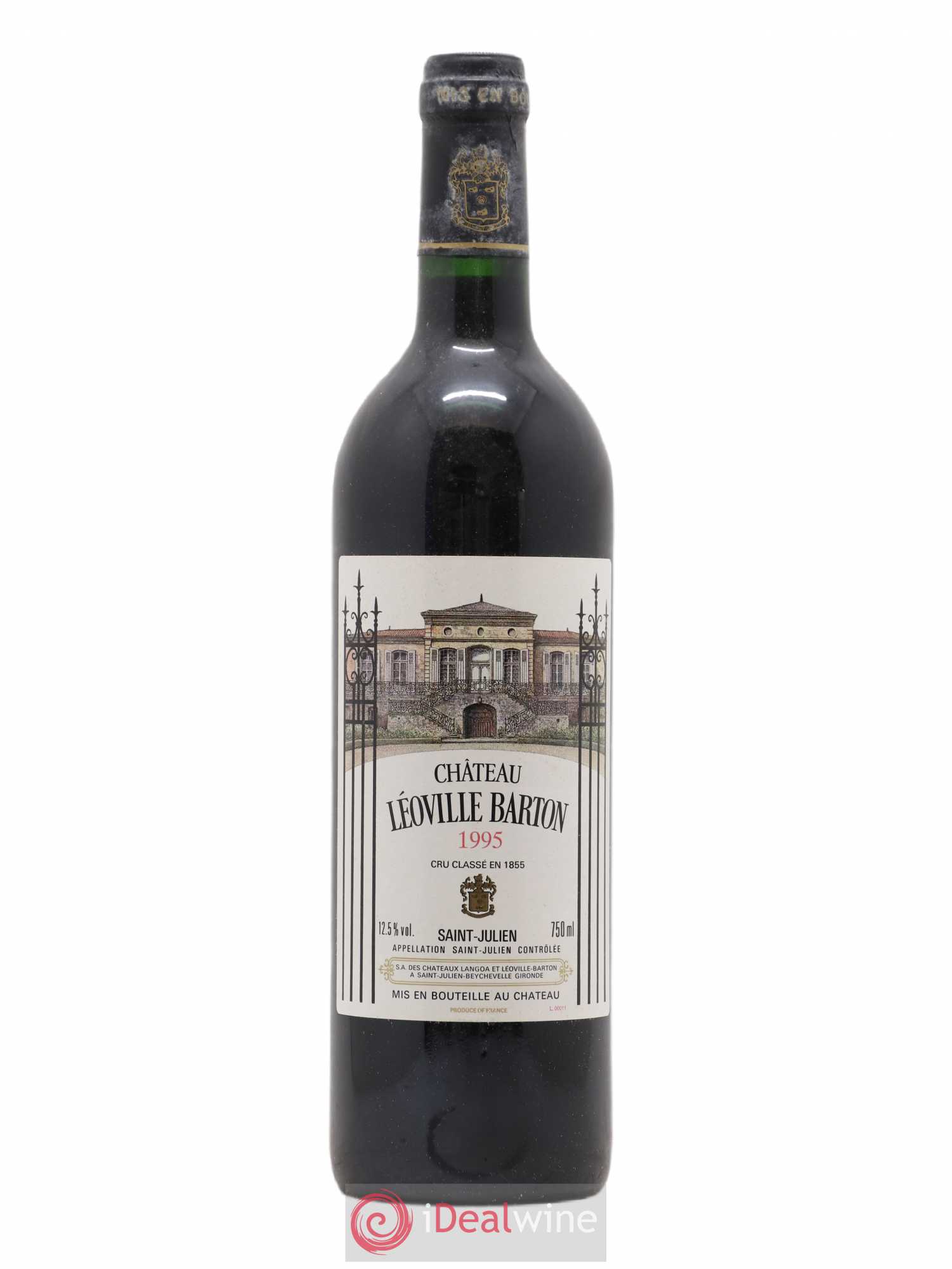 Château Léoville Barton 2ème Grand Cru Classé 1995 - Lot de 1 bouteille - 0