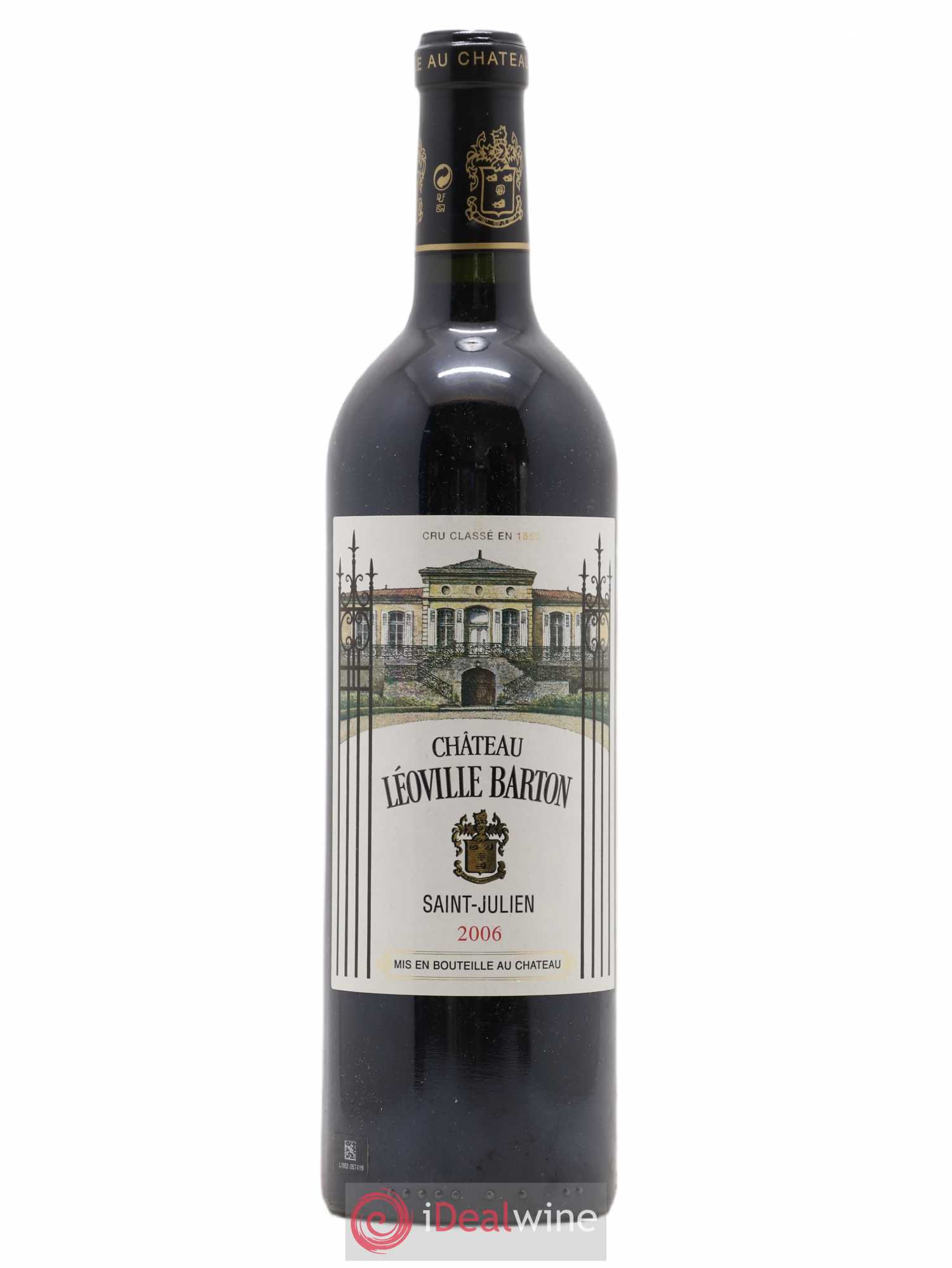 Château Léoville Barton 2ème Grand Cru Classé 2006 - Lot de 1 bouteille - 0