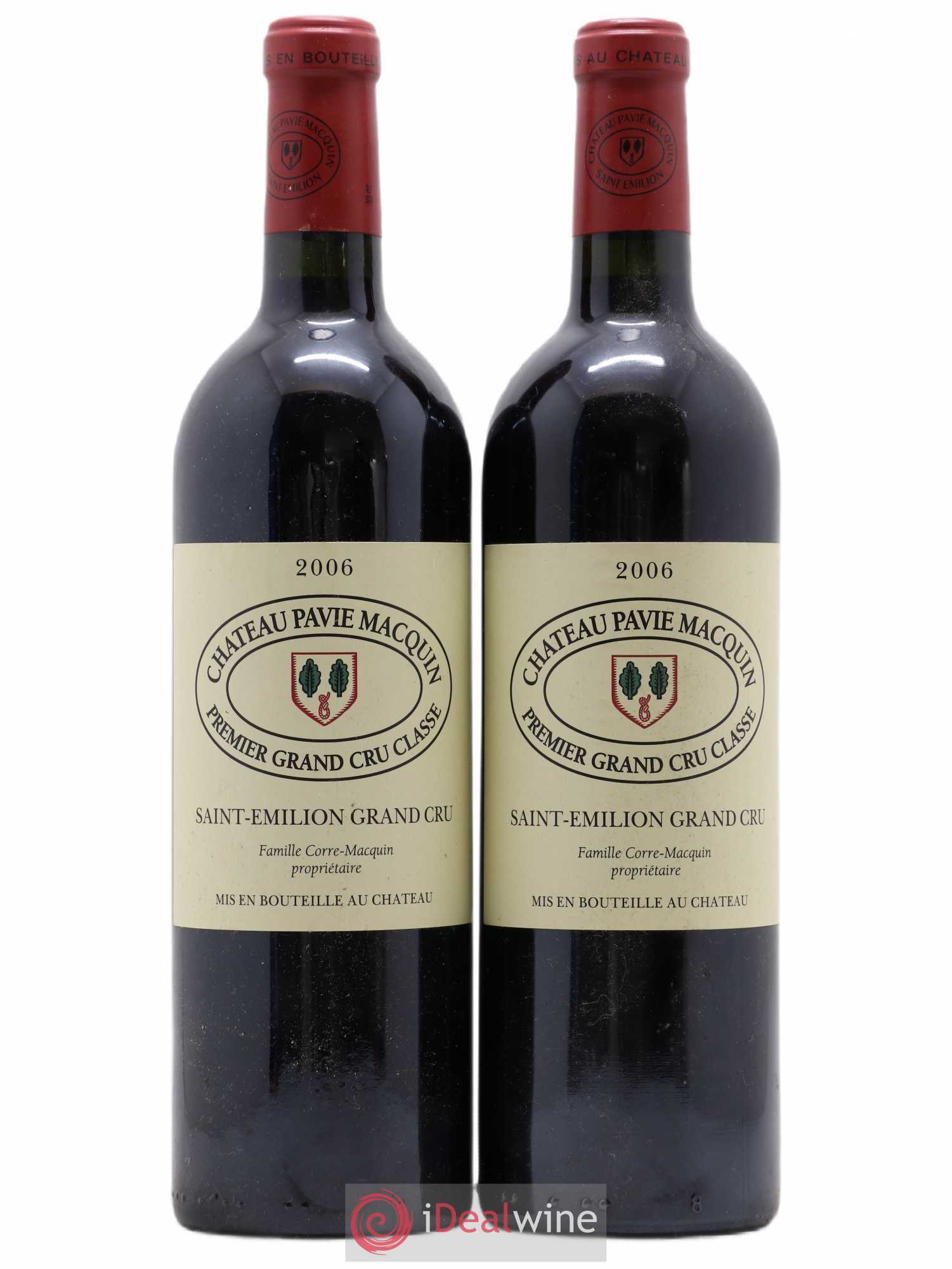 Château Pavie Macquin 1er Grand Cru Classé B 2006 - Lot de 2 bouteilles - 0