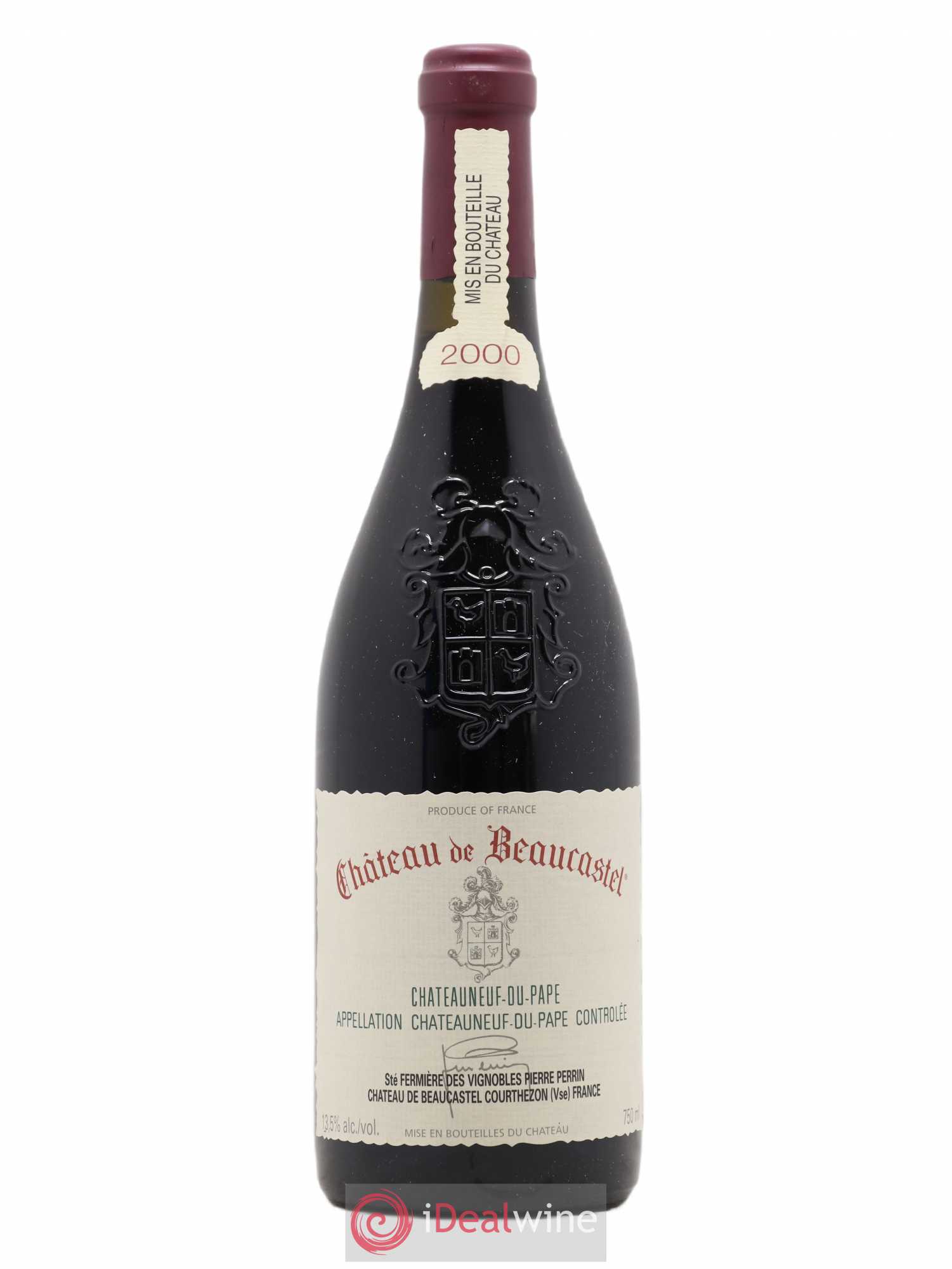 Châteauneuf-du-Pape Château de Beaucastel Famille Perrin 2000 - Lot de 1 bouteille - 0