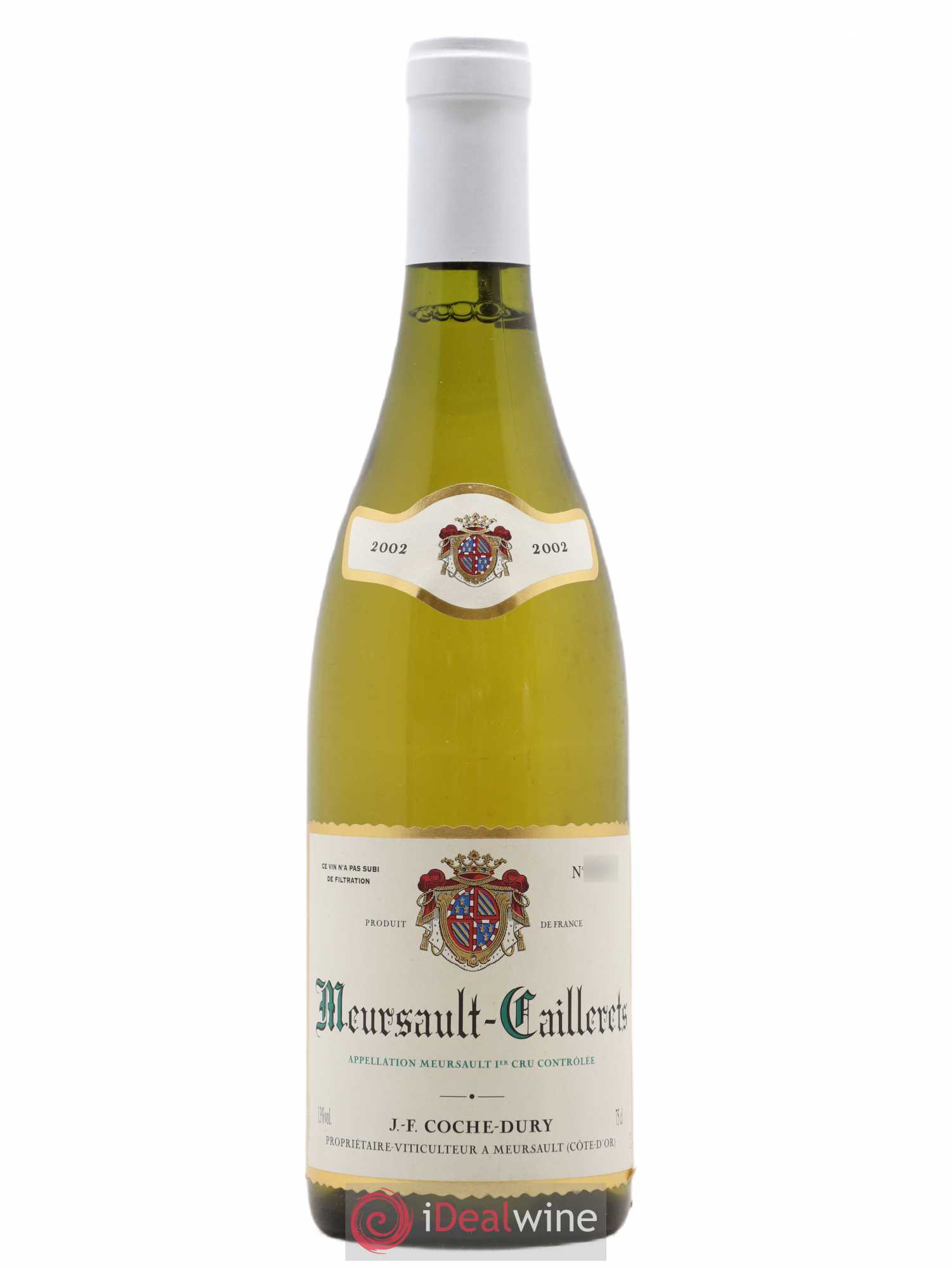 Meursault 1er Cru Caillerets Coche Dury (Domaine) 2002 - Lot de 1 bouteille - 0