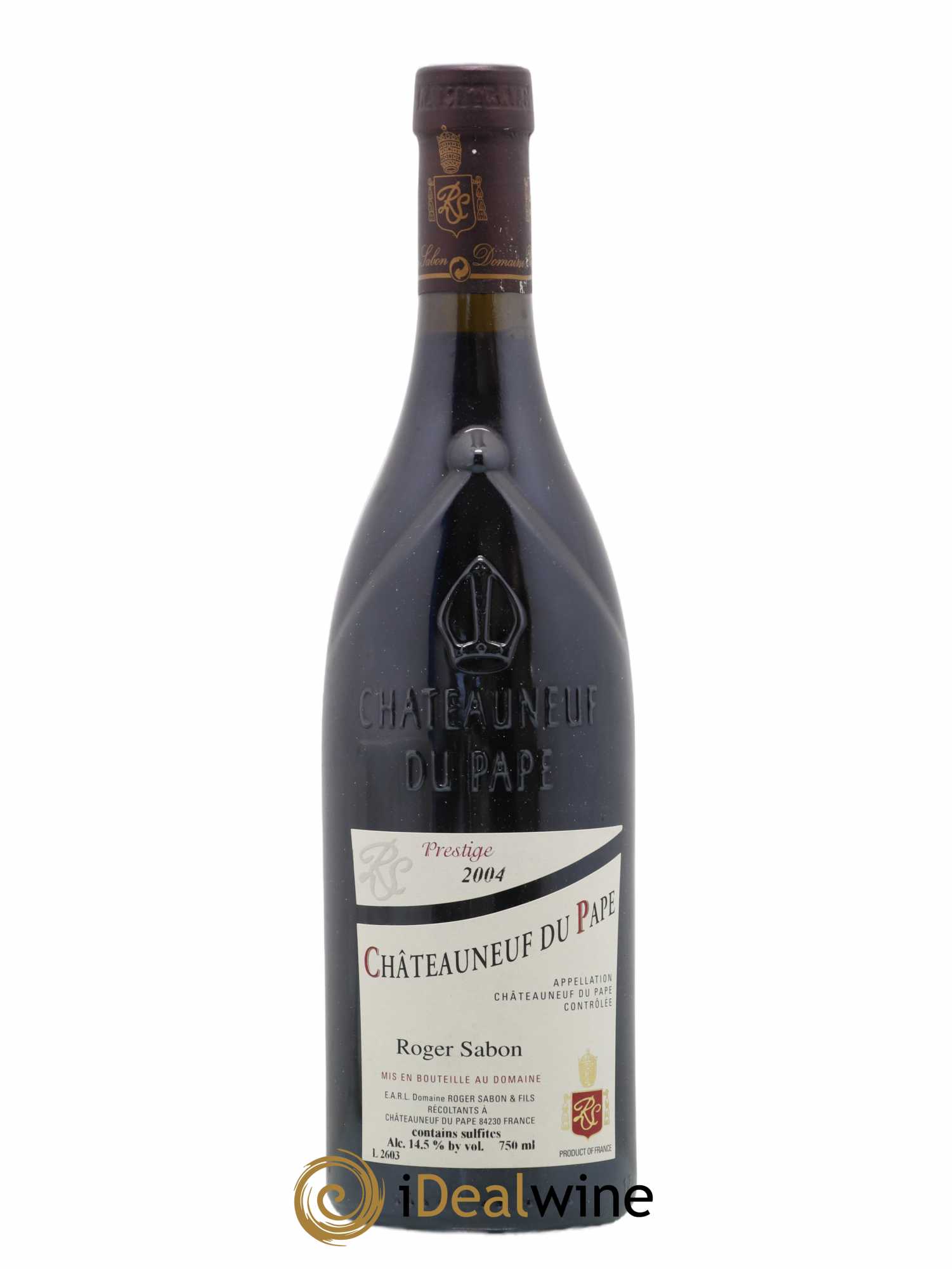 Châteauneuf-du-Pape Cuvée Prestige Roger Sabon (Domaine) 2004 - Lot de 1 bouteille - 0
