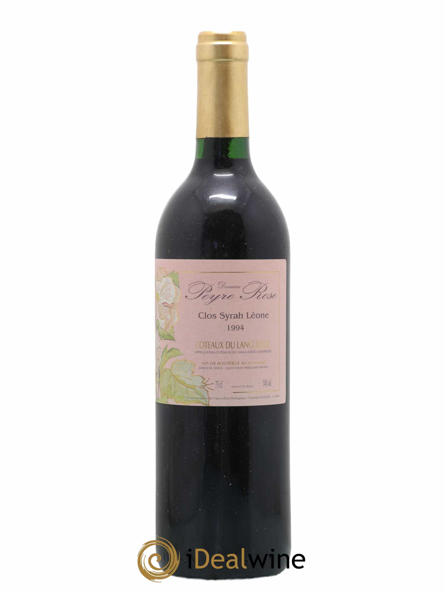 Coteaux du Languedoc Domaine Peyre Rose Belle Léone (anciennement Syrah Léone) Marlène Soria 1994 - Lot de 1 bouteille - 0