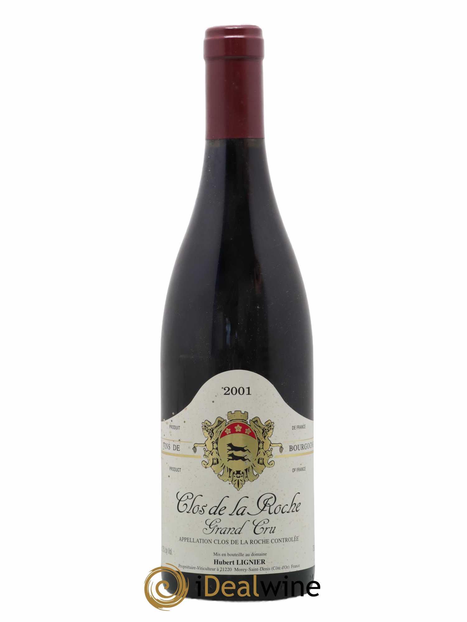 Clos de la Roche Grand Cru Hubert Lignier (Domaine) 2001 - Lot de 1 bouteille - 0