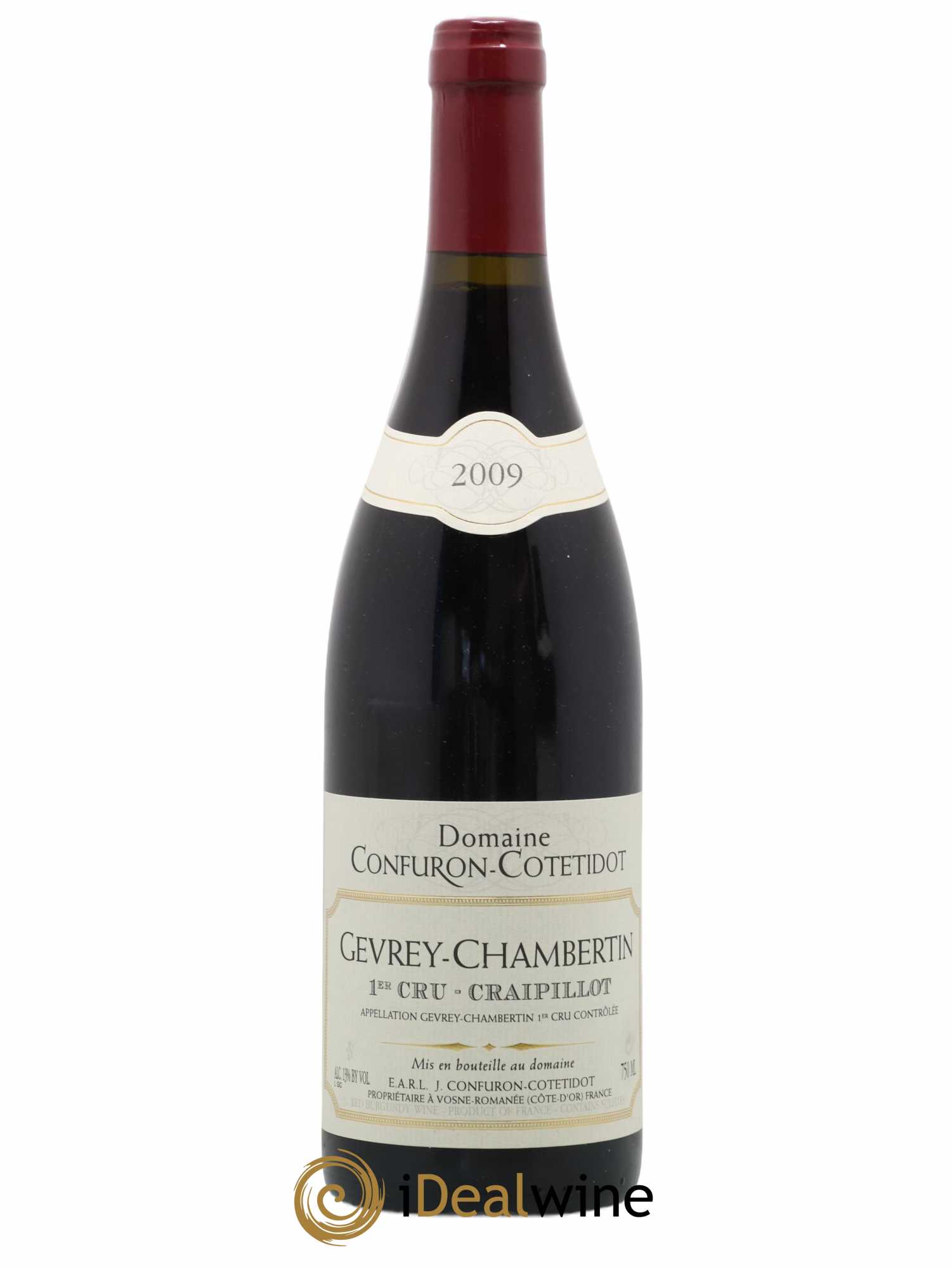Gevrey-Chambertin 1er Cru Craipillot Confuron-Cotetidot 2009 - Lot de 1 bouteille - 0