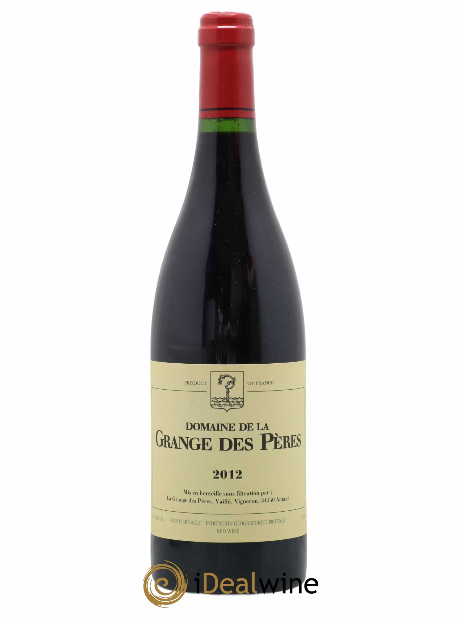 Pays d'Hérault Grange des Pères Laurent Vaillé 2012 - Lot de 1 bouteille - 0