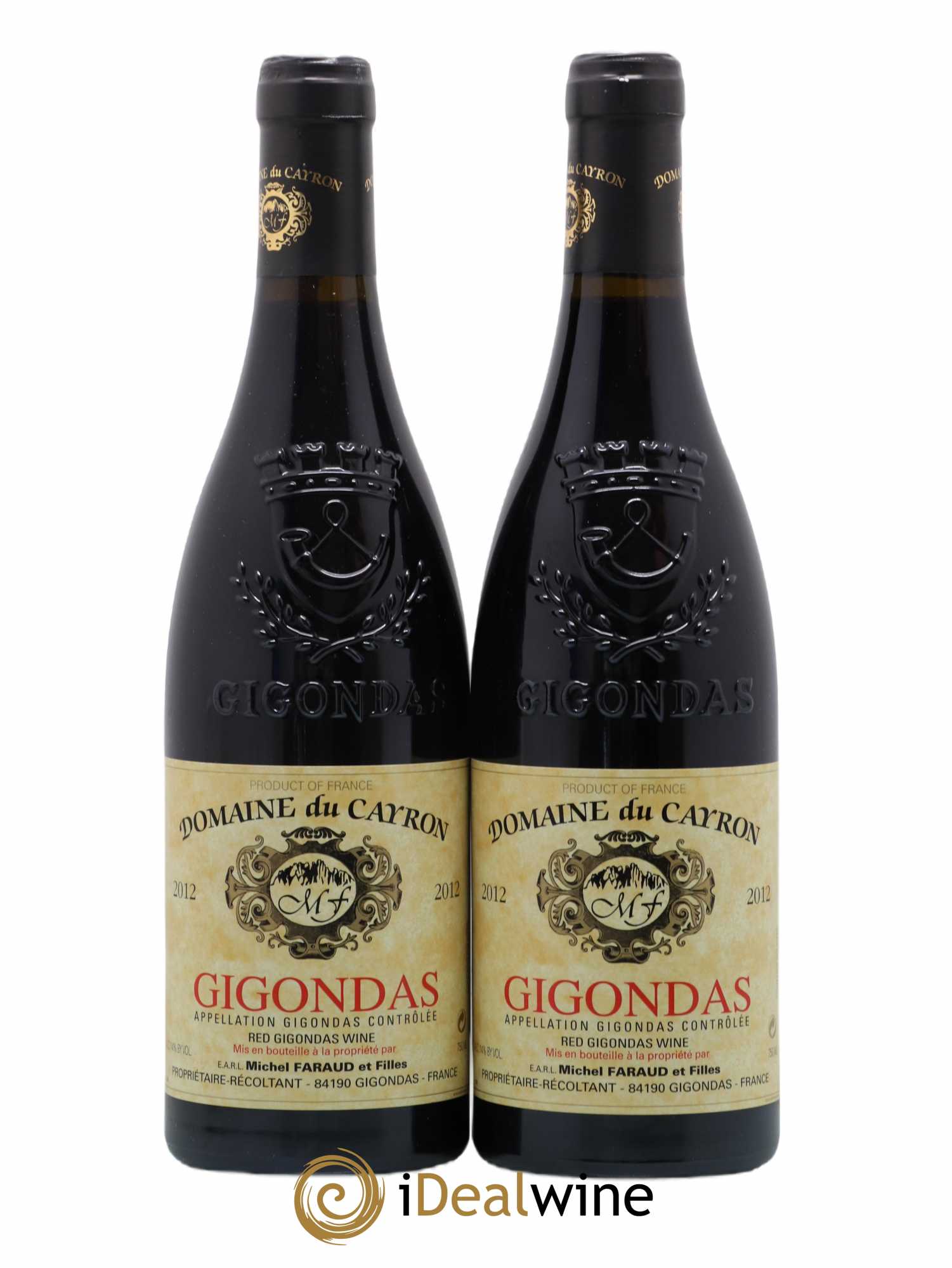 Gigondas Cayron 2012 - Lot de 2 bouteilles - 0