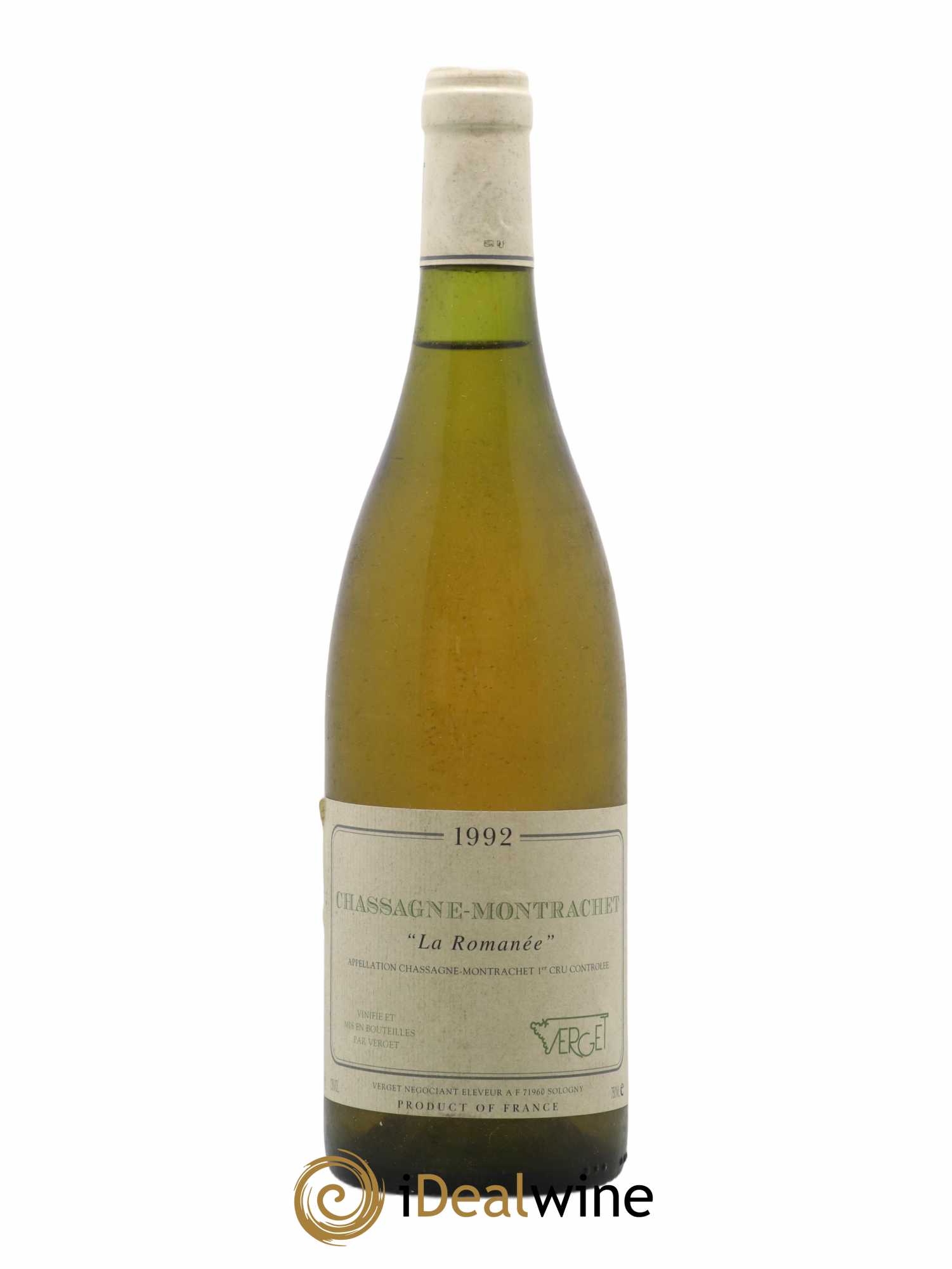 Chassagne-Montrachet 1er Cru La Romanée Verget 1992 - Lot de 1 bouteille - 0