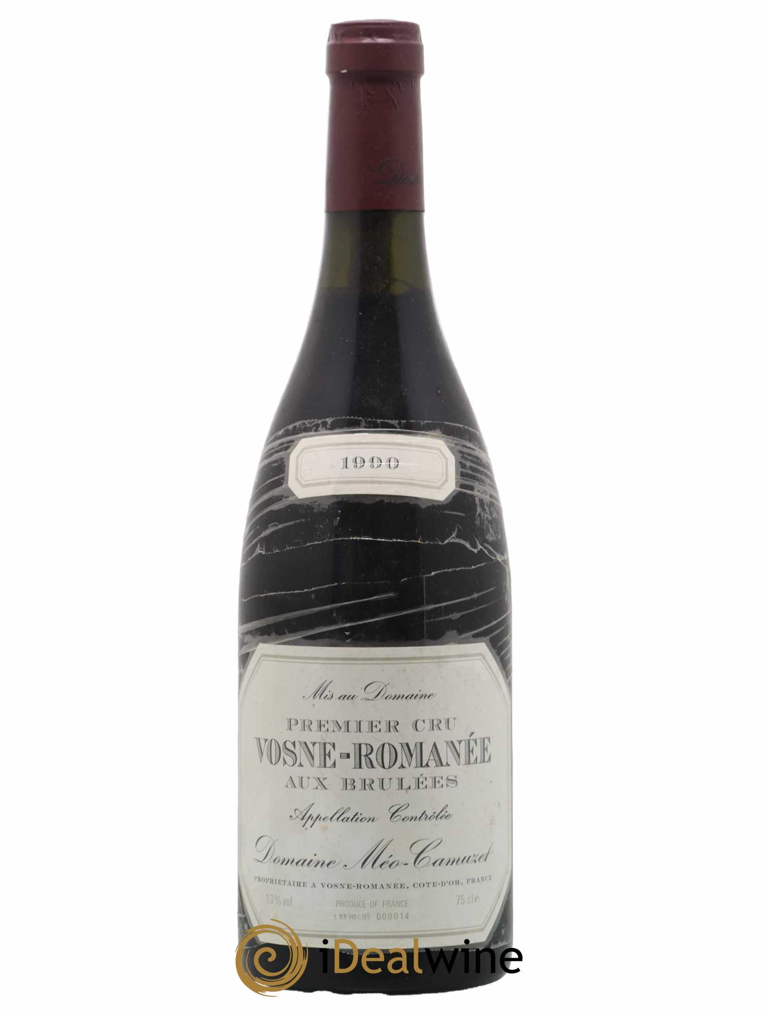 Vosne-Romanée 1er Cru Aux Brûlées Méo-Camuzet (Domaine) 1990 - Lot de 1 bouteille - 0