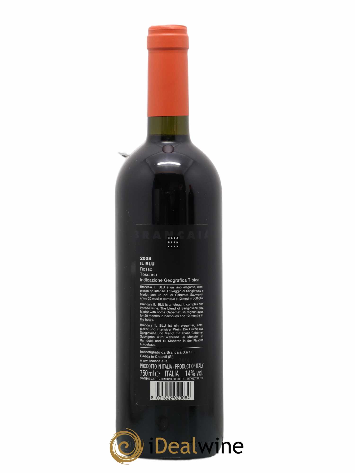 Toscana IGT Il Blu Brancaia 2008 - Posten von 1 Flasche - 1