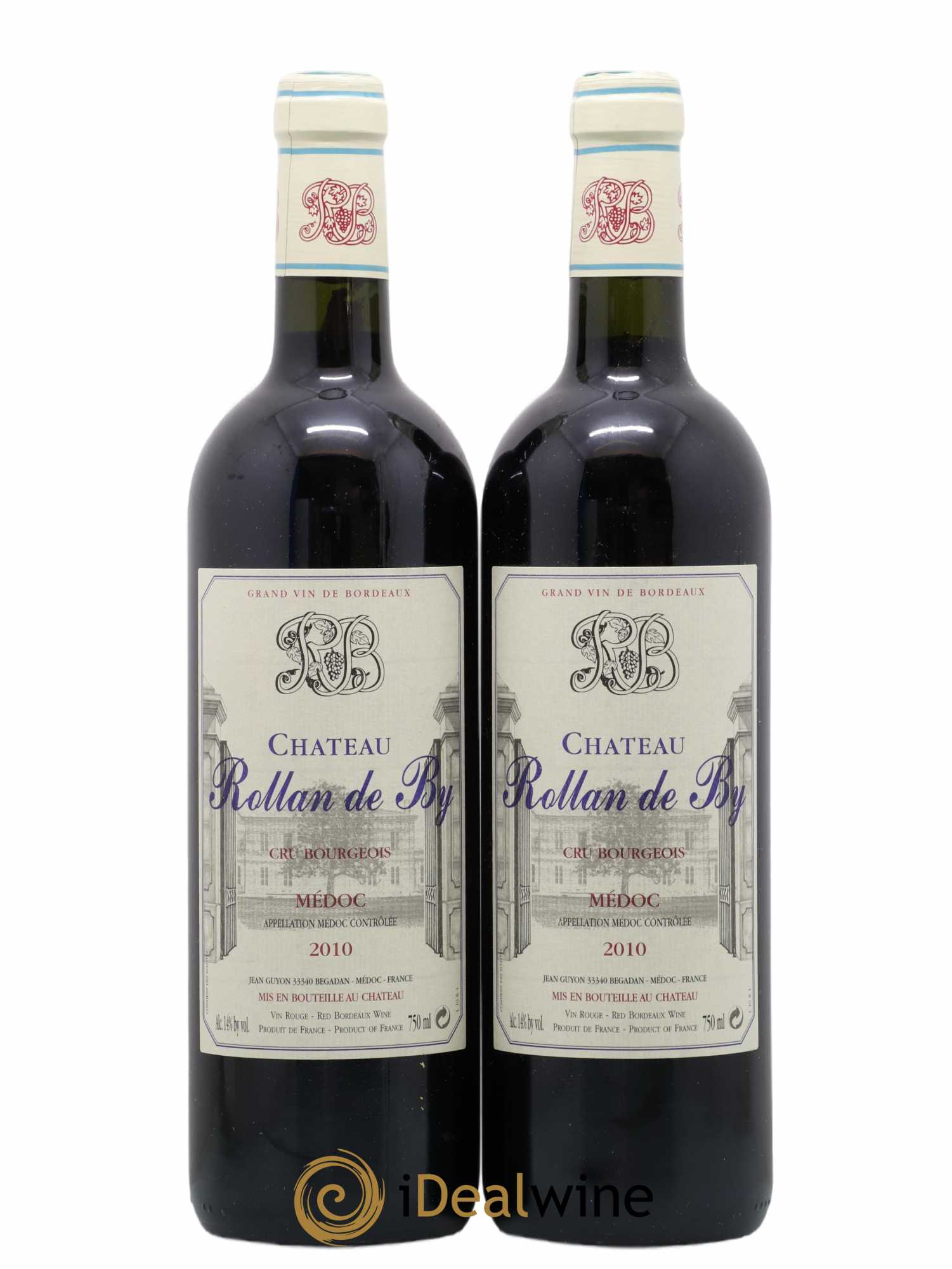 Château Rollan de By Cru Bourgeois 2010 - Lot de 2 bouteilles - 0