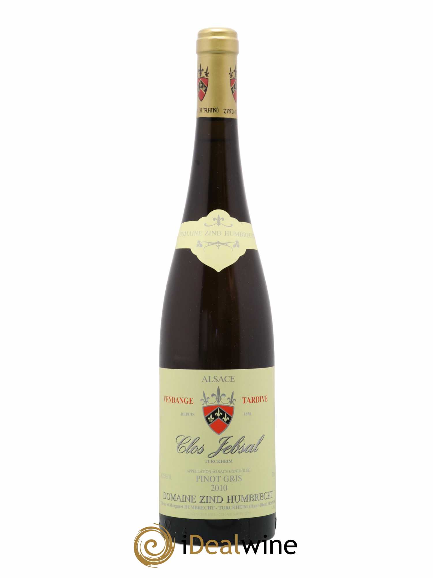 Alsace Pinot Gris Clos Jebsal Vendanges Tardives Zind-Humbrecht (Domaine) 2010 - Posten von 1 Flasche - 0