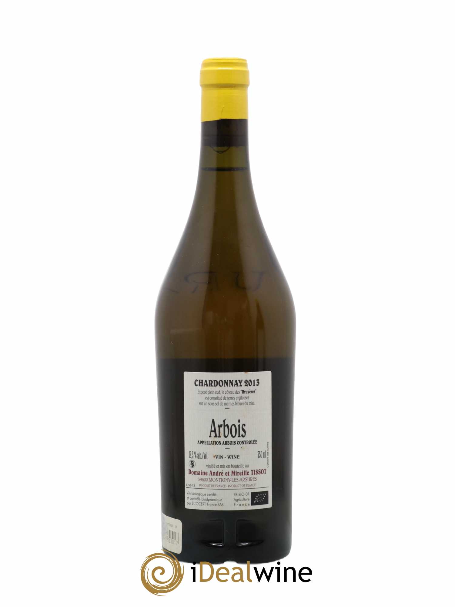 Arbois Chardonnay Les Bruyères Bénédicte et Stéphane Tissot 2013 - Lot de 1 bouteille - 1