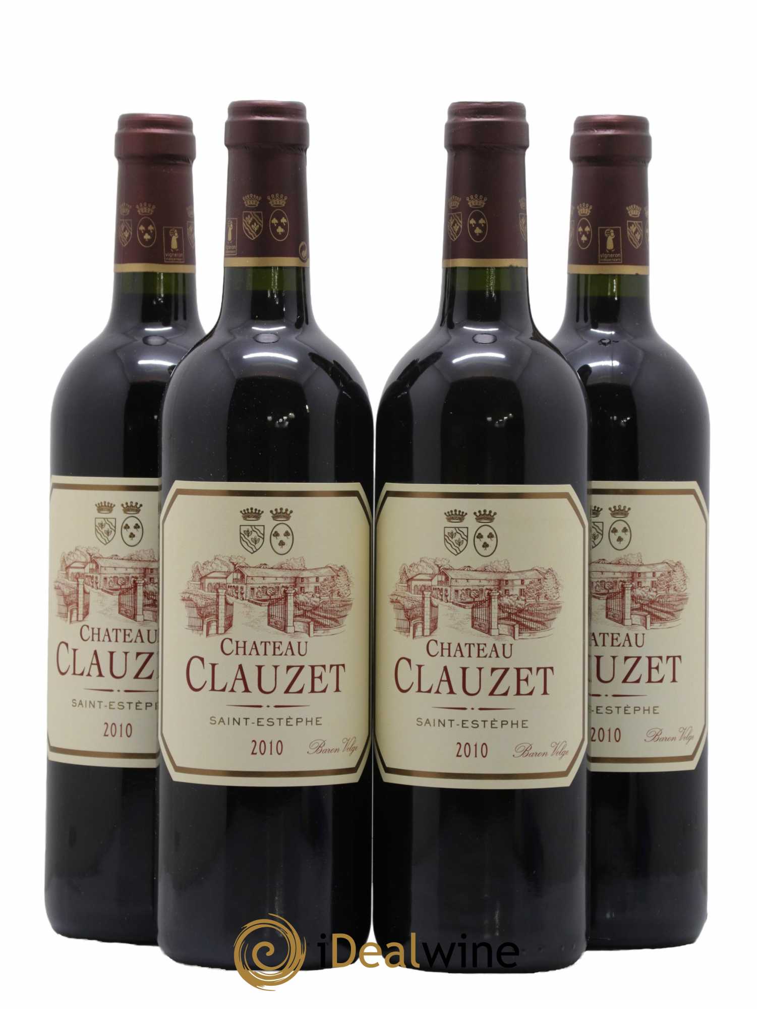 Château Clauzet 2010 - Lot de 4 bouteilles - 0