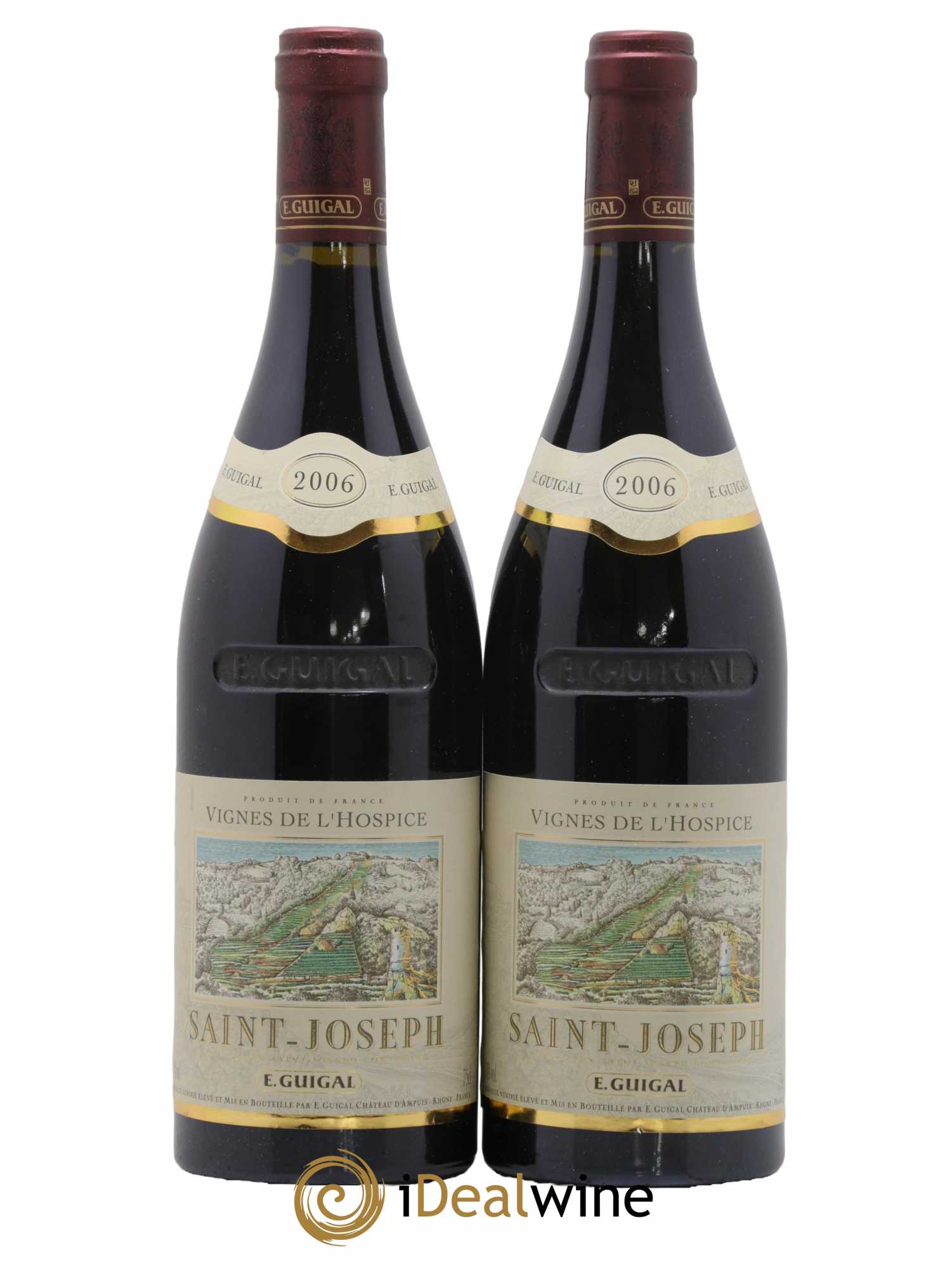 Saint-Joseph Vignes de l'Hospice Guigal 2006 - Lot de 2 bouteilles - 0