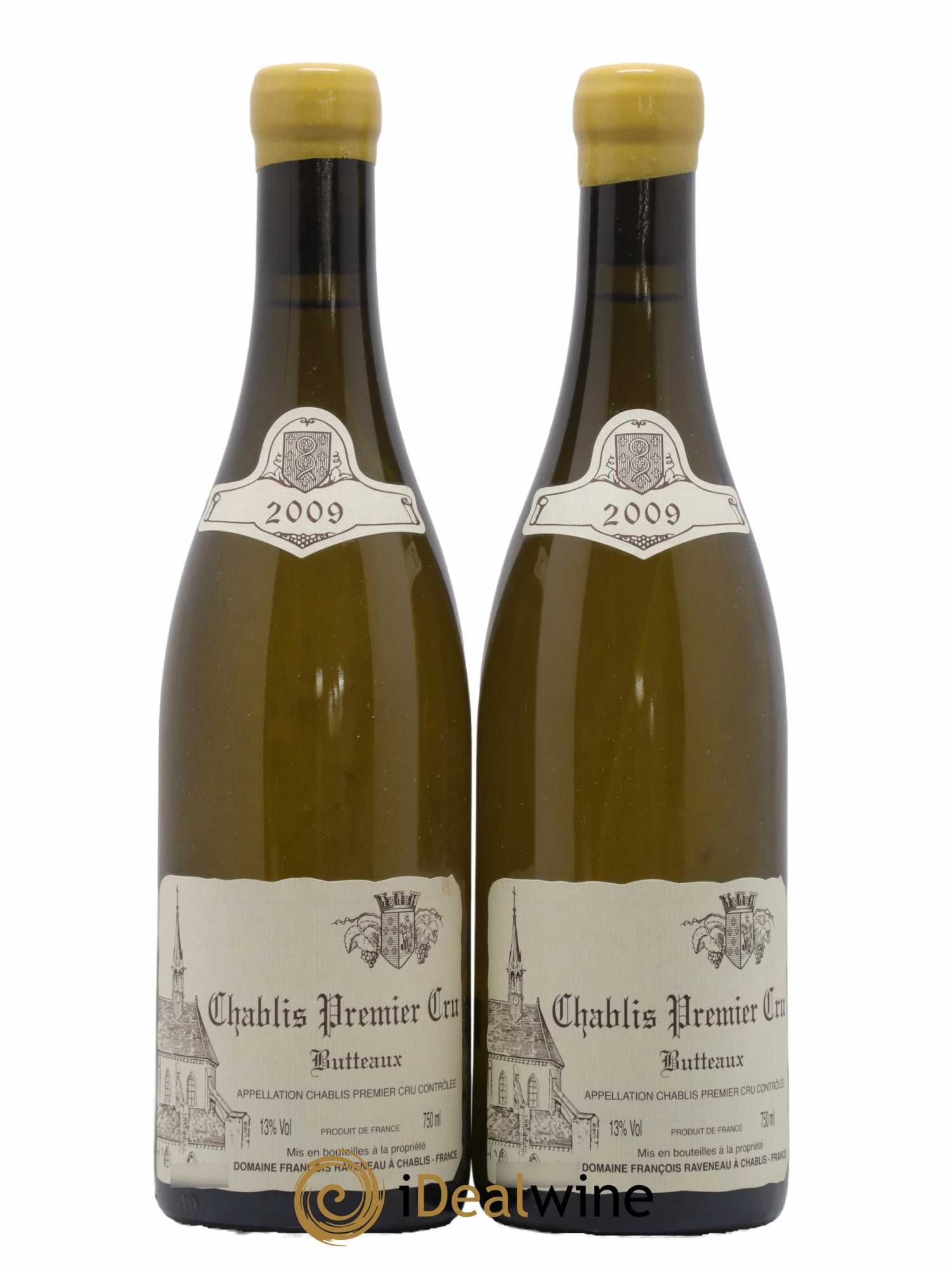 Chablis 1er Cru Butteaux Raveneau (Domaine) 2009 - Lot de 2 bouteilles - 0