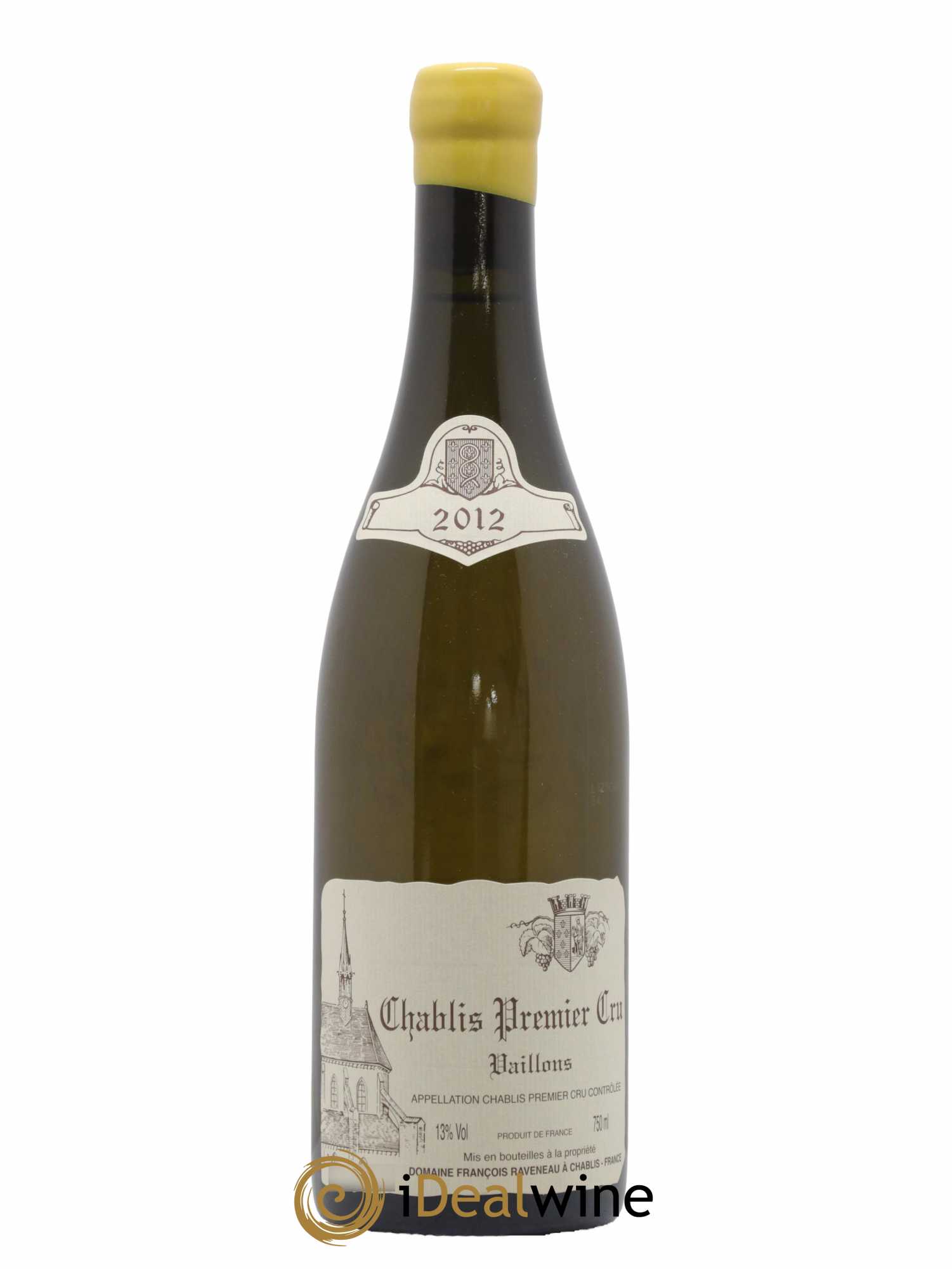 Chablis 1er Cru Vaillons Raveneau (Domaine) 2012 - Lot de 1 bouteille - 0
