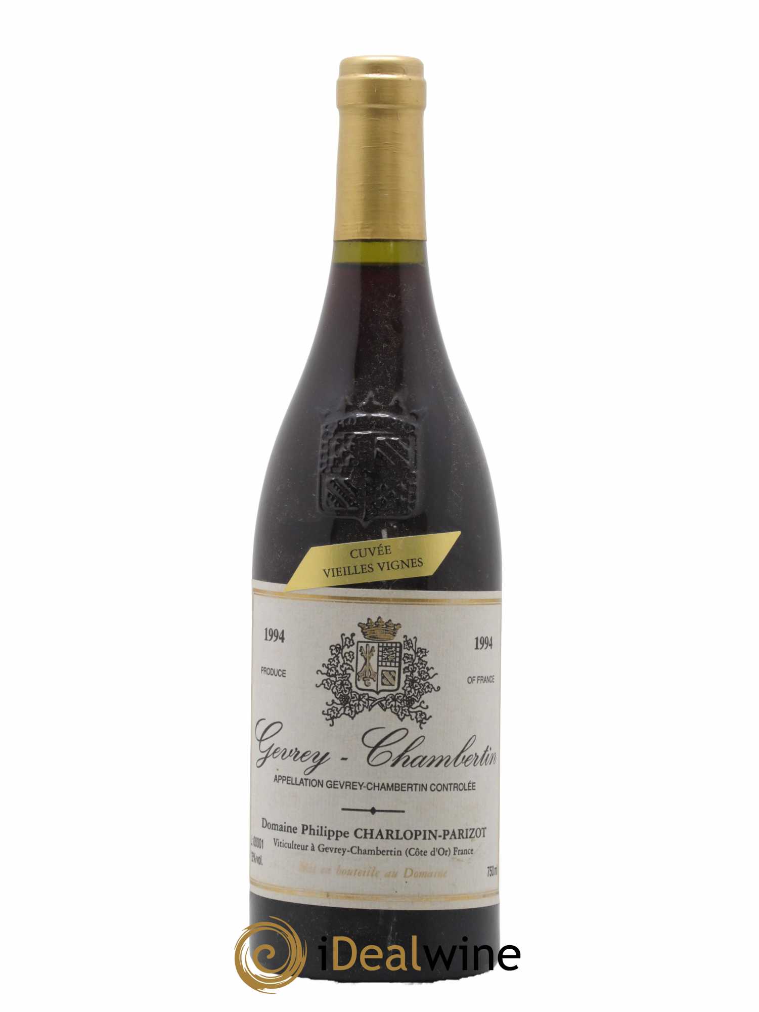 Gevrey-Chambertin Cuvée Vieilles Vignes Charlopin-Parizot 1994 - Lot de 1 bouteille - 0