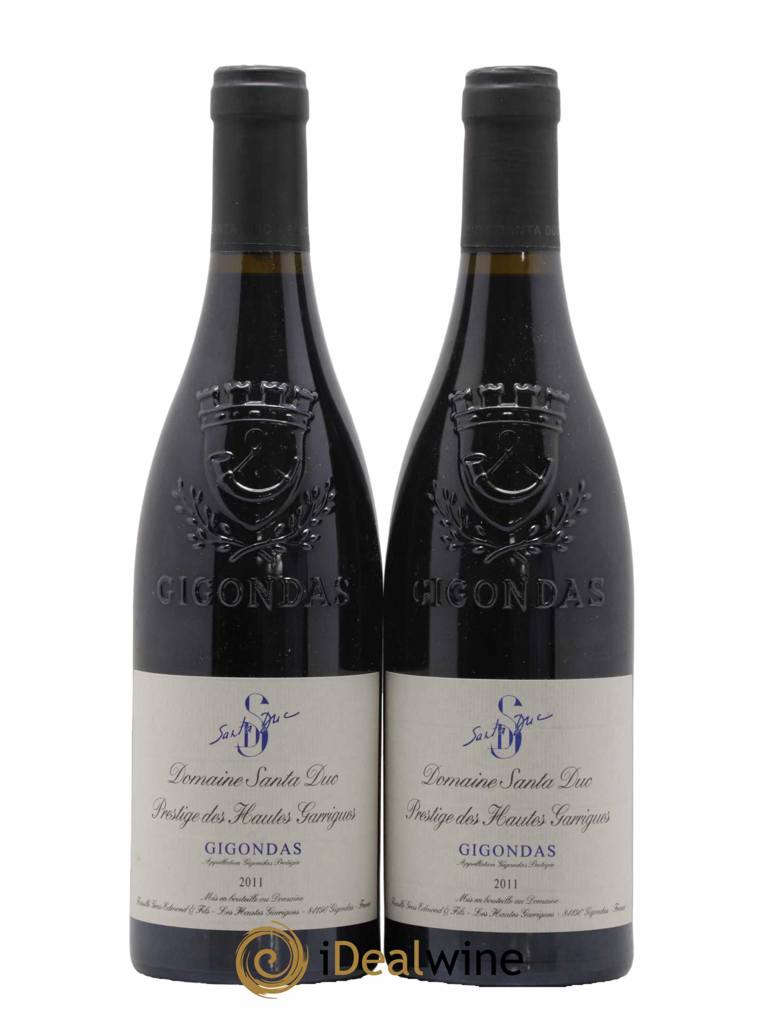 Gigondas Santa Duc (Domaine) Hautes Garrigues Famille Gras 2011 - Lot de 2 bouteilles - 0