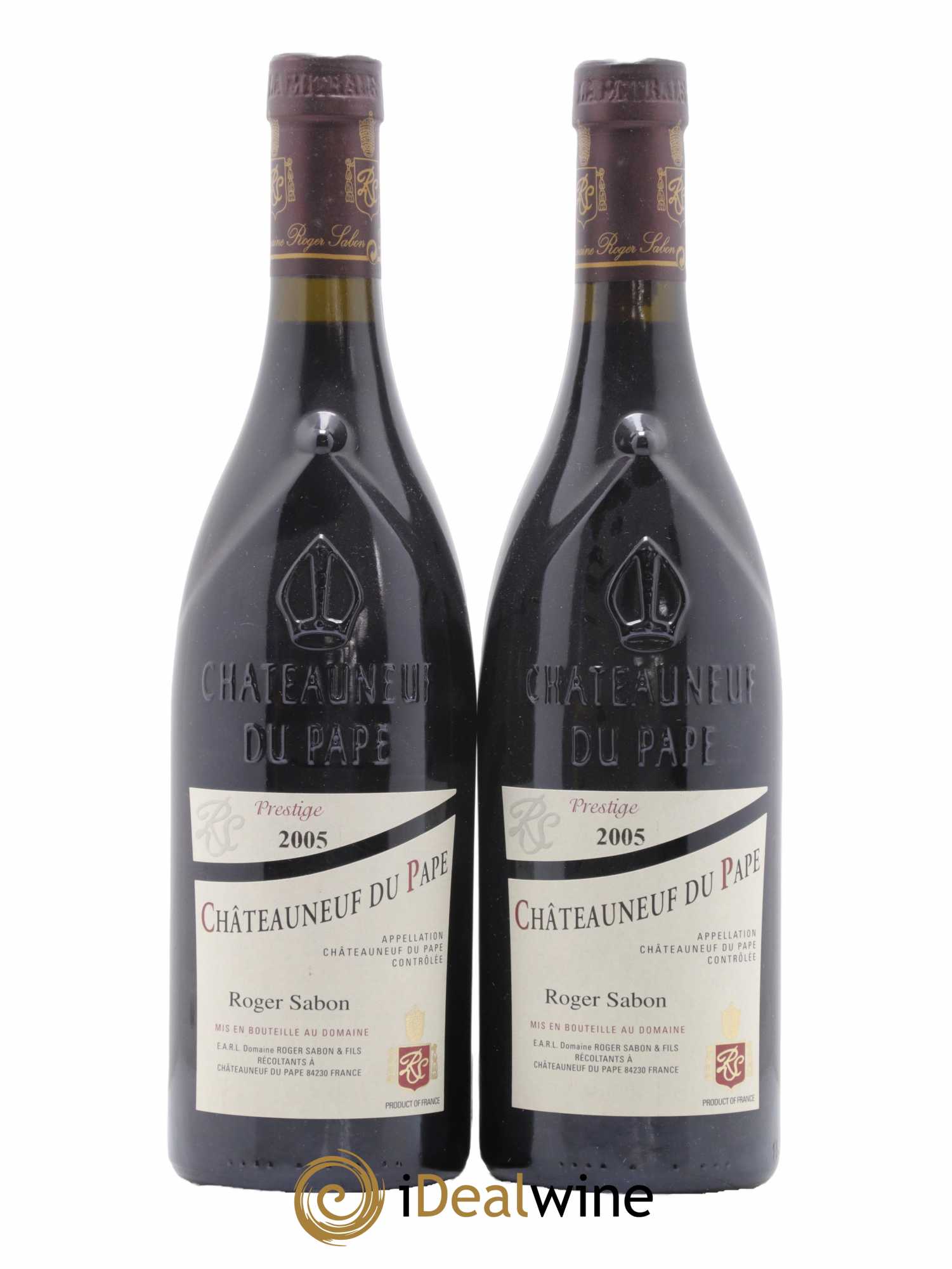 Châteauneuf-du-Pape Cuvée Prestige Roger Sabon (Domaine) 2005 - Lot de 2 bouteilles - 0