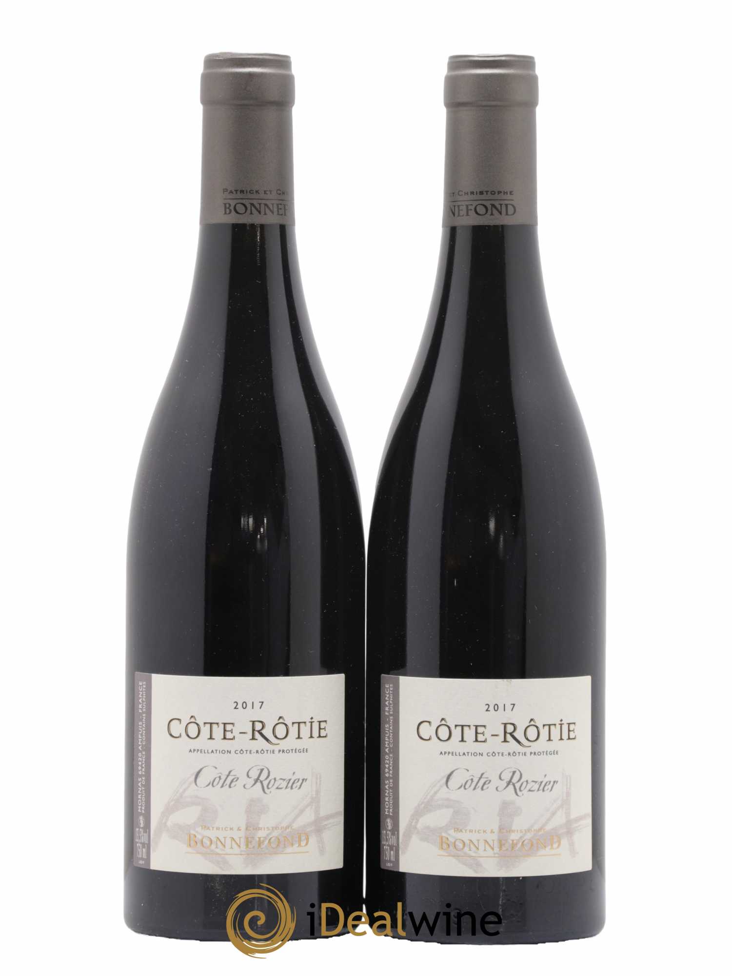 Côte-Rôtie Côte Rozier Domaine Bonnefond 2017 - Lot de 2 bouteilles - 0