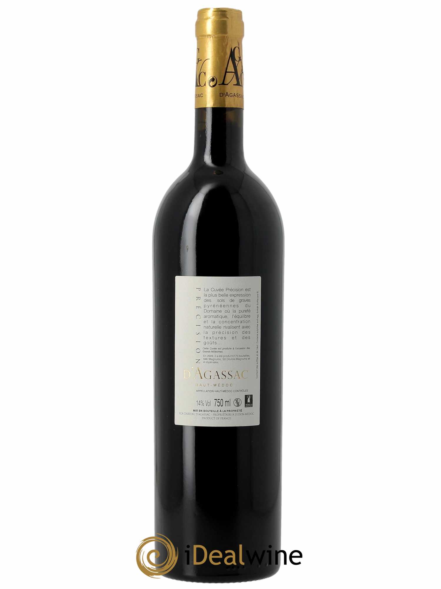 Château d' Agassac Cru Bourgeois 2009 - Lot de 1 bouteille - 1