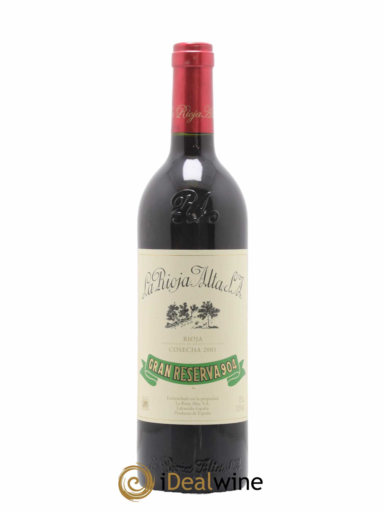 Rioja DOCa Gran Reserva 904 La Rioja Alta 2001 - Lot of 1 bottle - 0