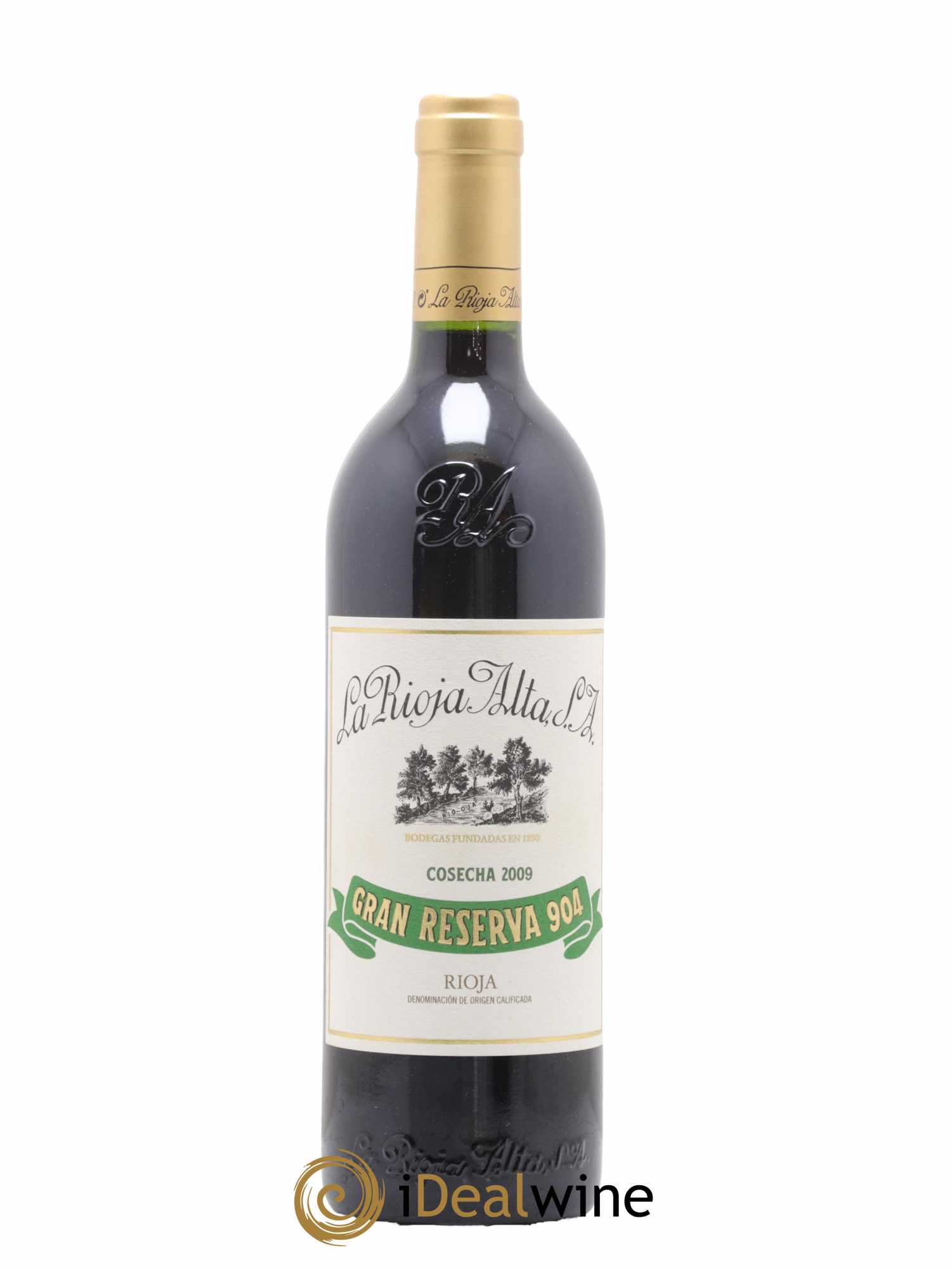 Rioja DOCa Gran Reserva 904 La Rioja Alta 2009 - Posten von 1 Flasche - 0