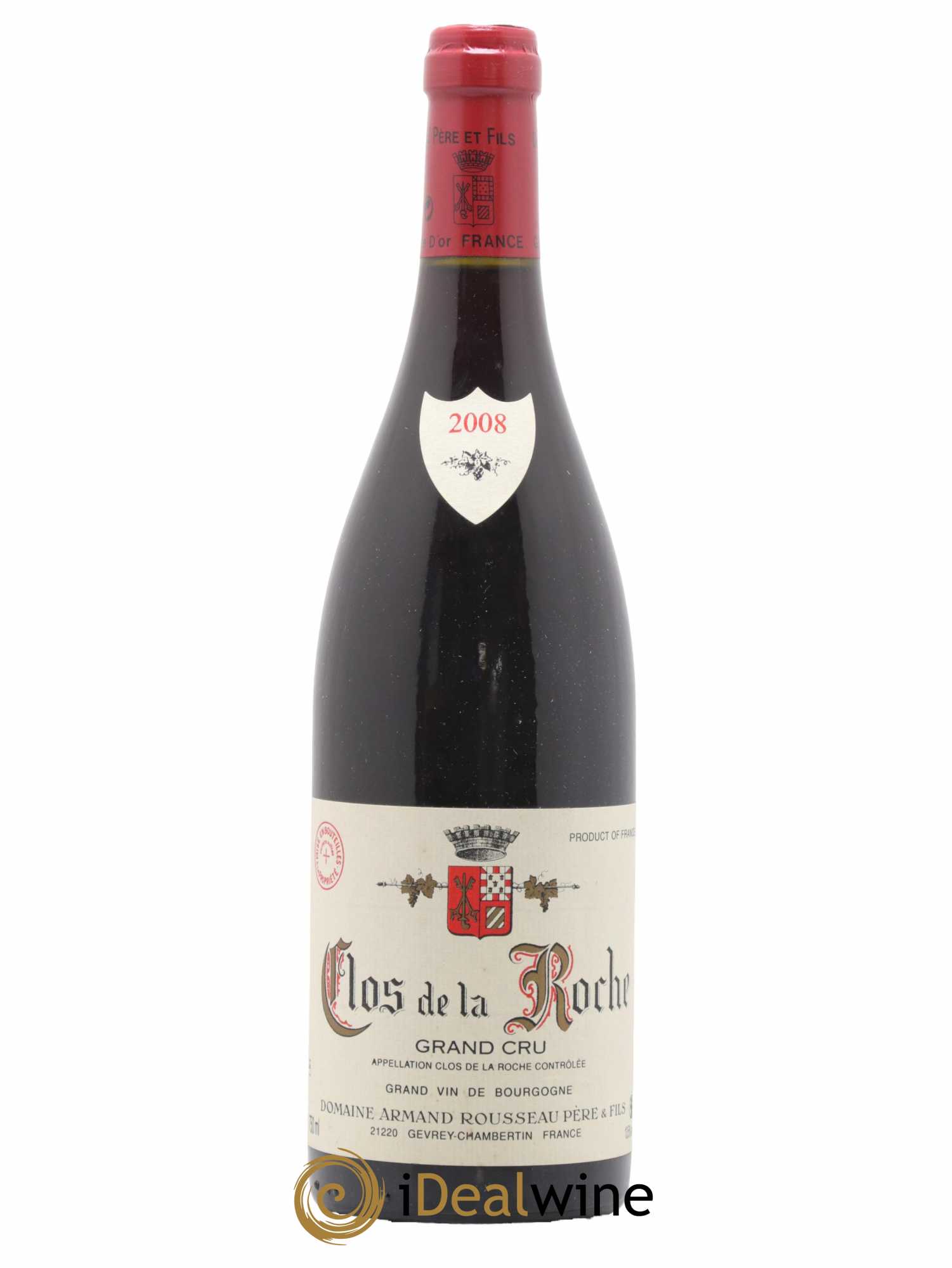 Clos de la Roche Grand Cru Armand Rousseau (Domaine) 2008 - Lot de 1 bouteille - 0