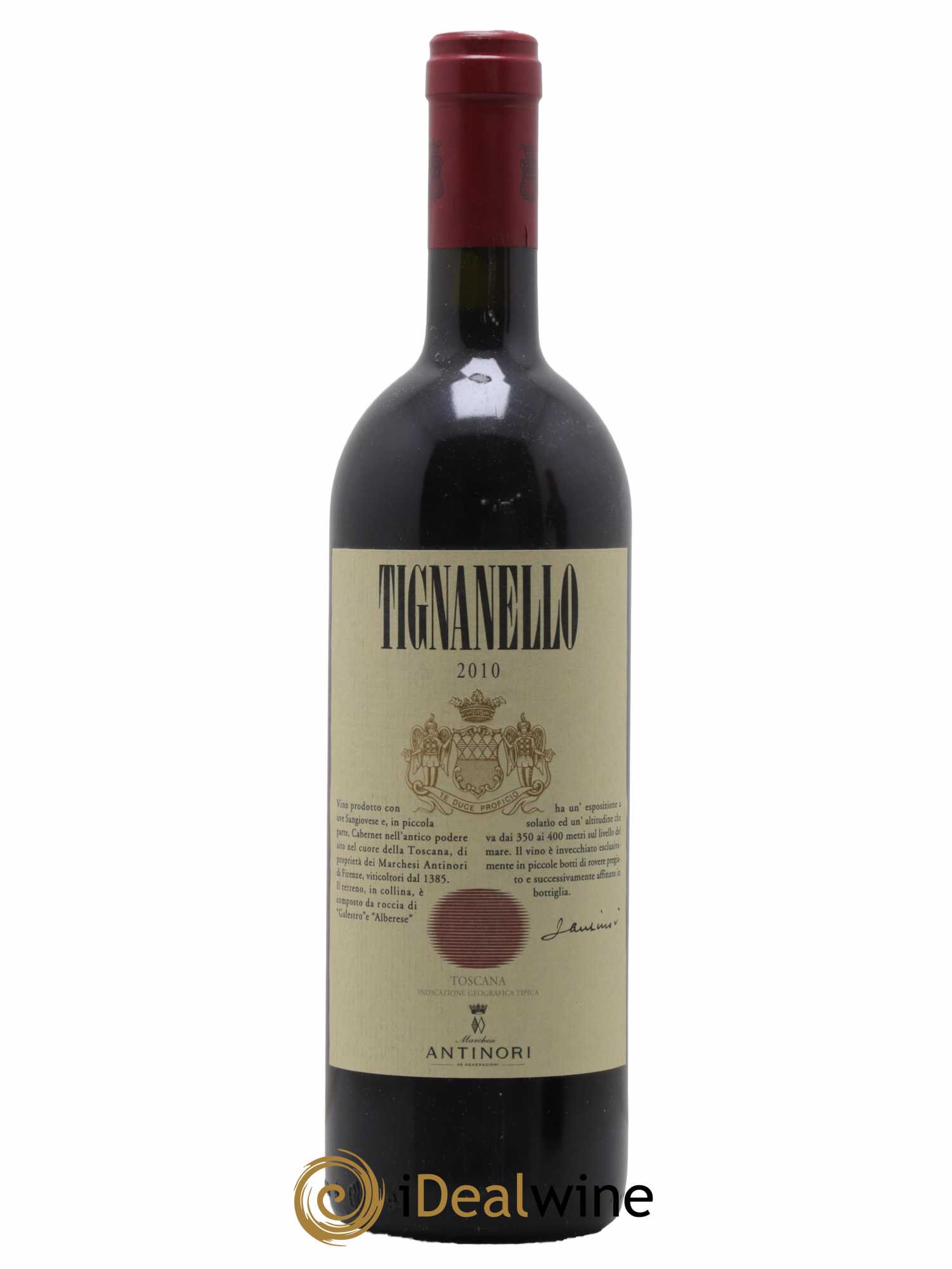 Toscana IGT Tignanello Tenuta Tignanello - Marchesi Antinori 2010 - Lot de 1 bouteille - 0