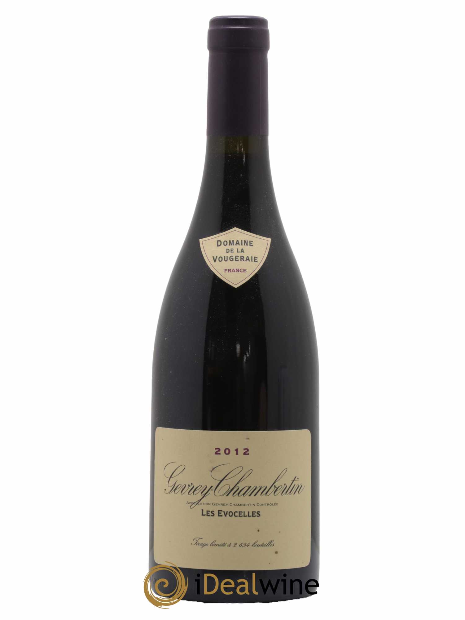 Gevrey-Chambertin Les Evocelles La Vougeraie 2012 - Lot de 1 bouteille - 0